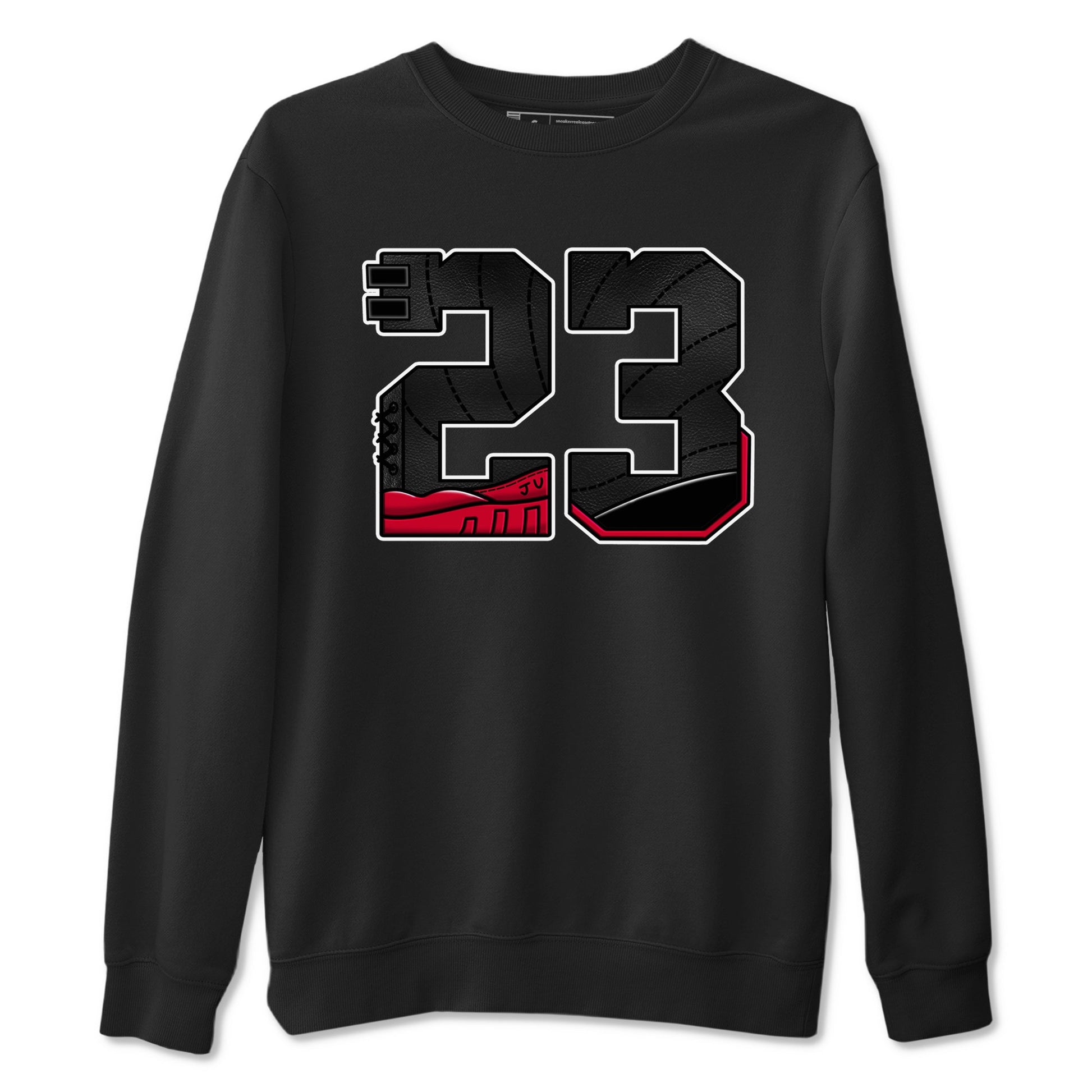 12s Flu Game shirts to match jordans 23 best t shirts to wear with jordans Air Jordan 12 Retro Flu Black and Varsity Red match shoes to clothes SNRT Sneaker Tees unisex cotton Black 2 shirts