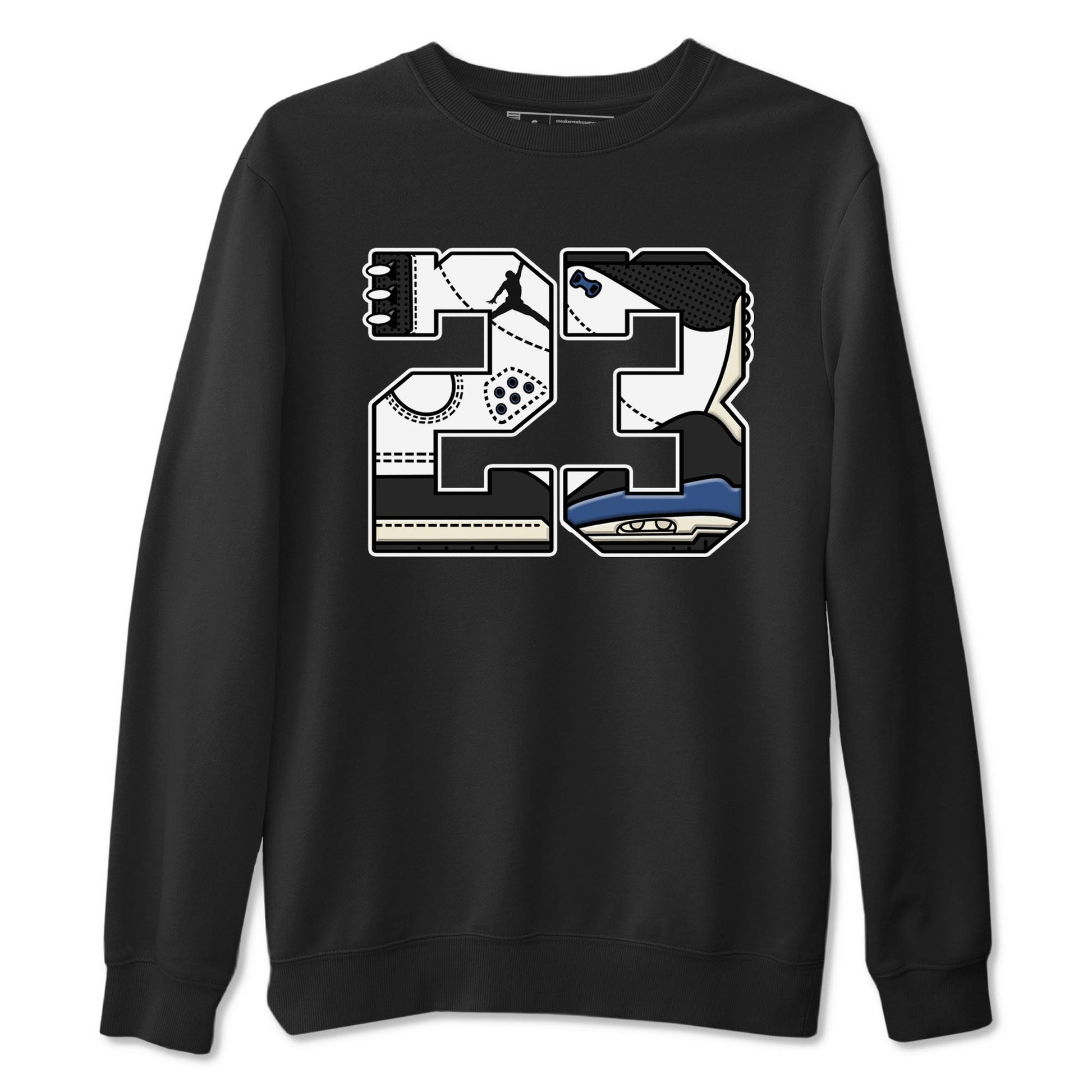 3s For The Love to match jordans 23 sneaker match tees A Ma Maniere x Air Jordan 3 Diffused Blue match shoes to clothes SNRT Sneaker Tees unisex cotton Black 2 shirts