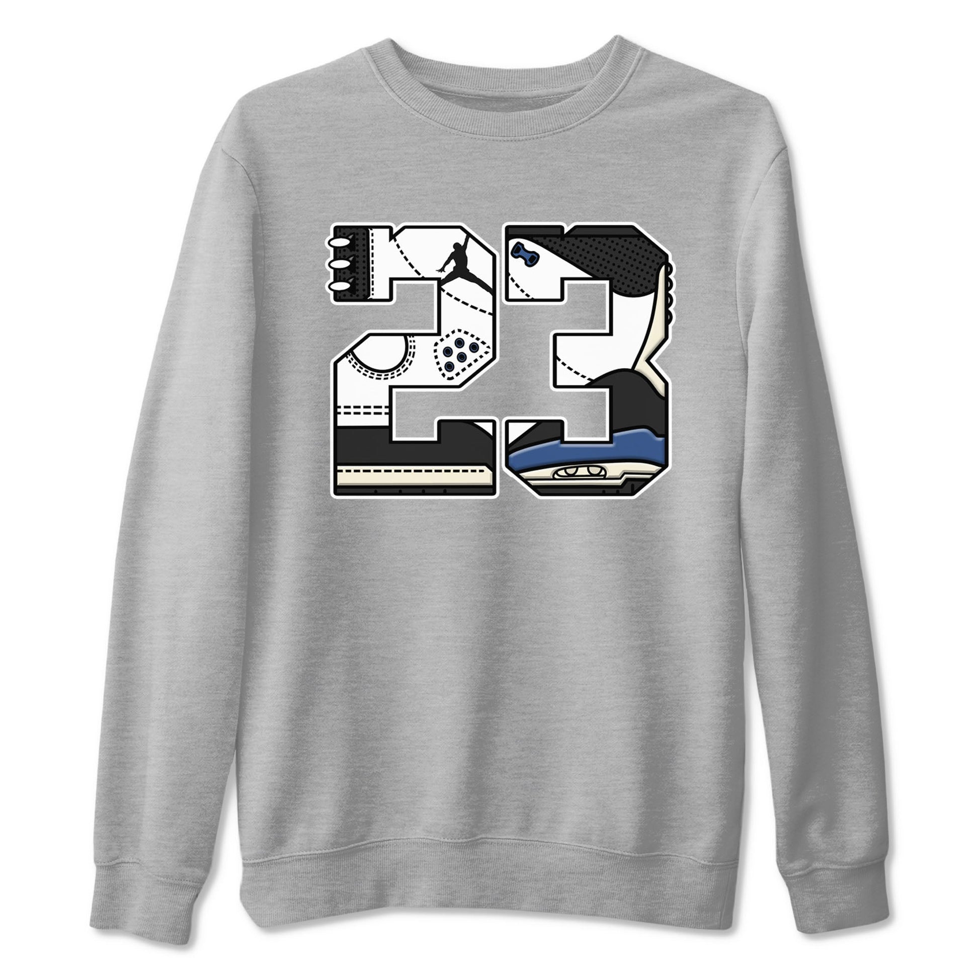 3s For The Love to match jordans 23 sneaker match tees A Ma Maniere x Air Jordan 3 Diffused Blue match shoes to clothes SNRT Sneaker Tees unisex cotton Heather Grey 2 shirts