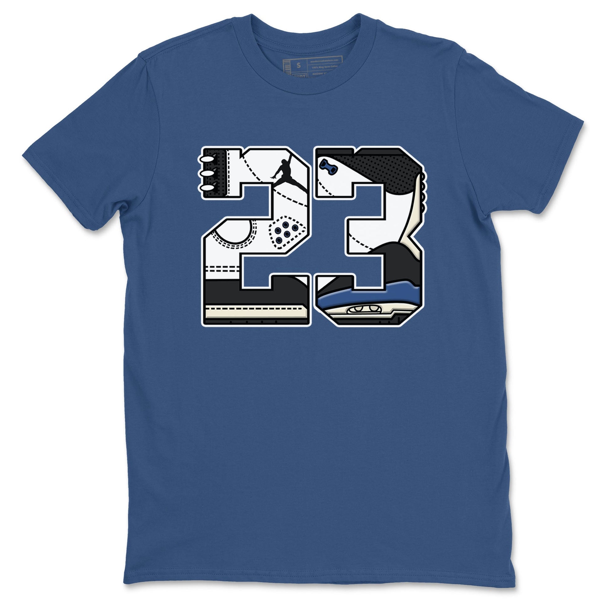 3s For The Love to match jordans 23 sneaker match tees A Ma Maniere x Air Jordan 3 Diffused Blue match shoes to clothes SNRT Sneaker Tees unisex cotton Denim Blue 2 shirts