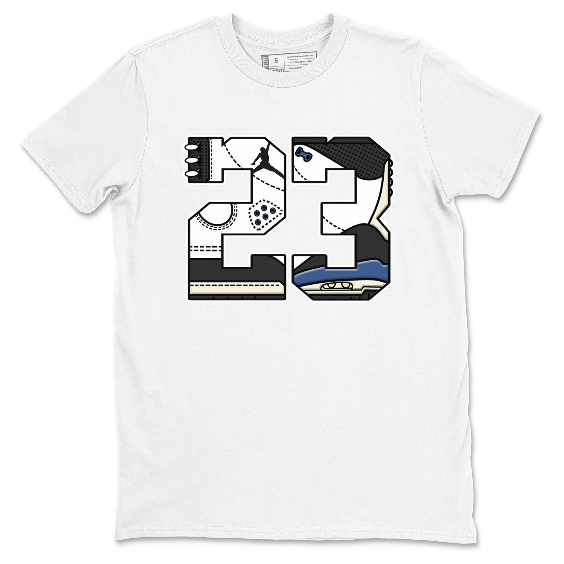 3s For The Love to match jordans 23 sneaker match tees A Ma Maniere x Air Jordan 3 Diffused Blue match shoes to clothes SNRT Sneaker Tees unisex cotton White 2 shirts