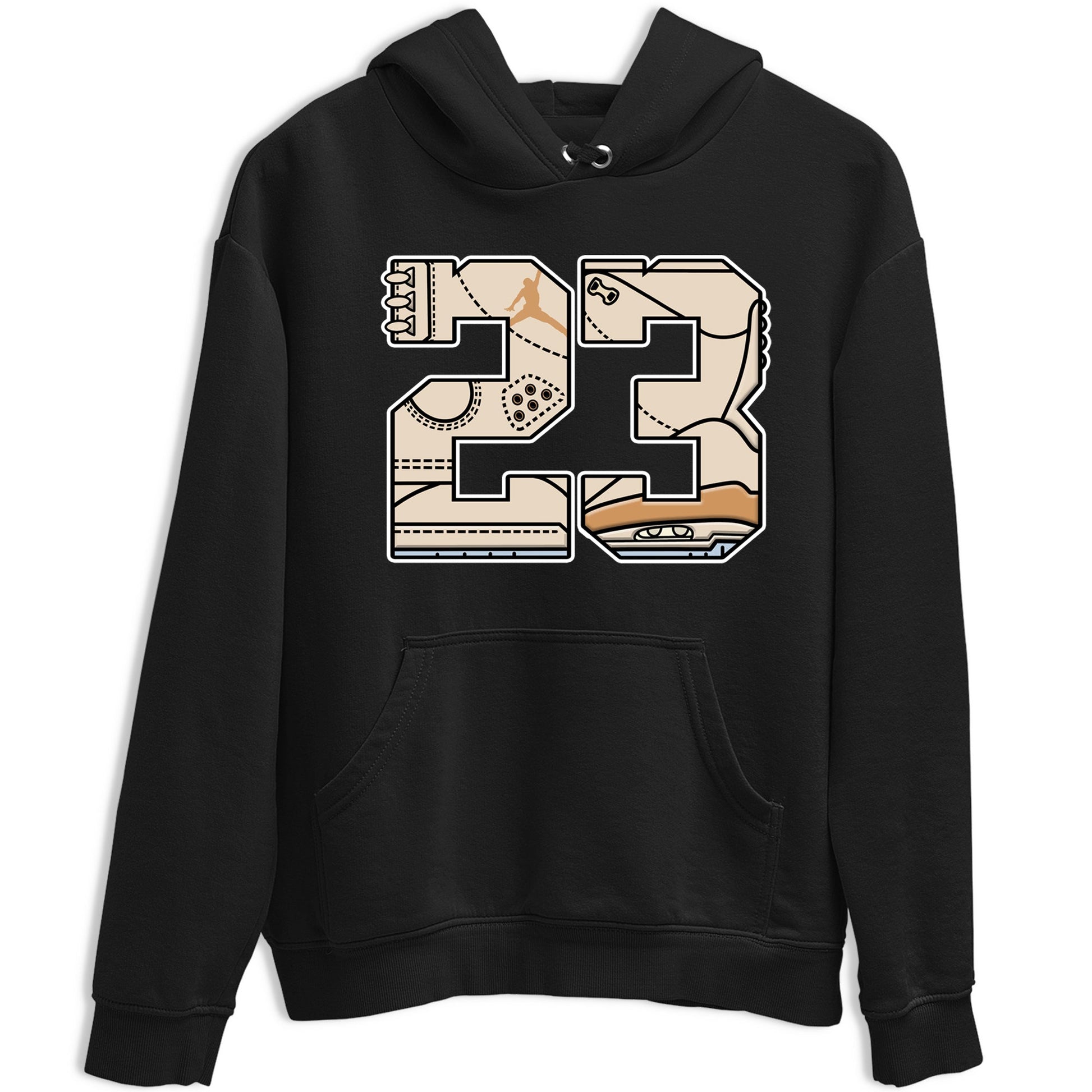 Sneaker match tees – Sneaker Tees To Match Air Jordan 3 Champagne and Oysters Shoes – 23 Tee Black 2