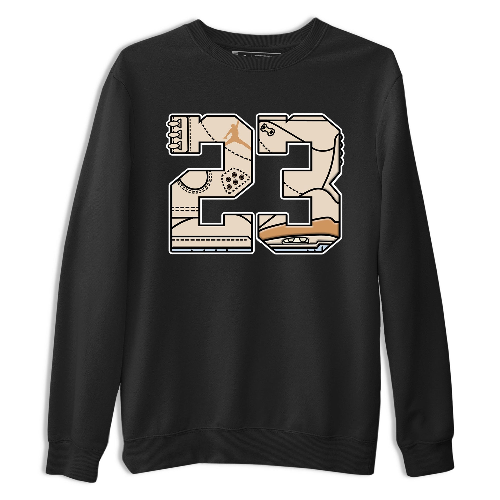 Sneaker match tees – Sneaker Tees To Match Air Jordan 3 Champagne and Oysters Shoes – 23 Tee Black 2