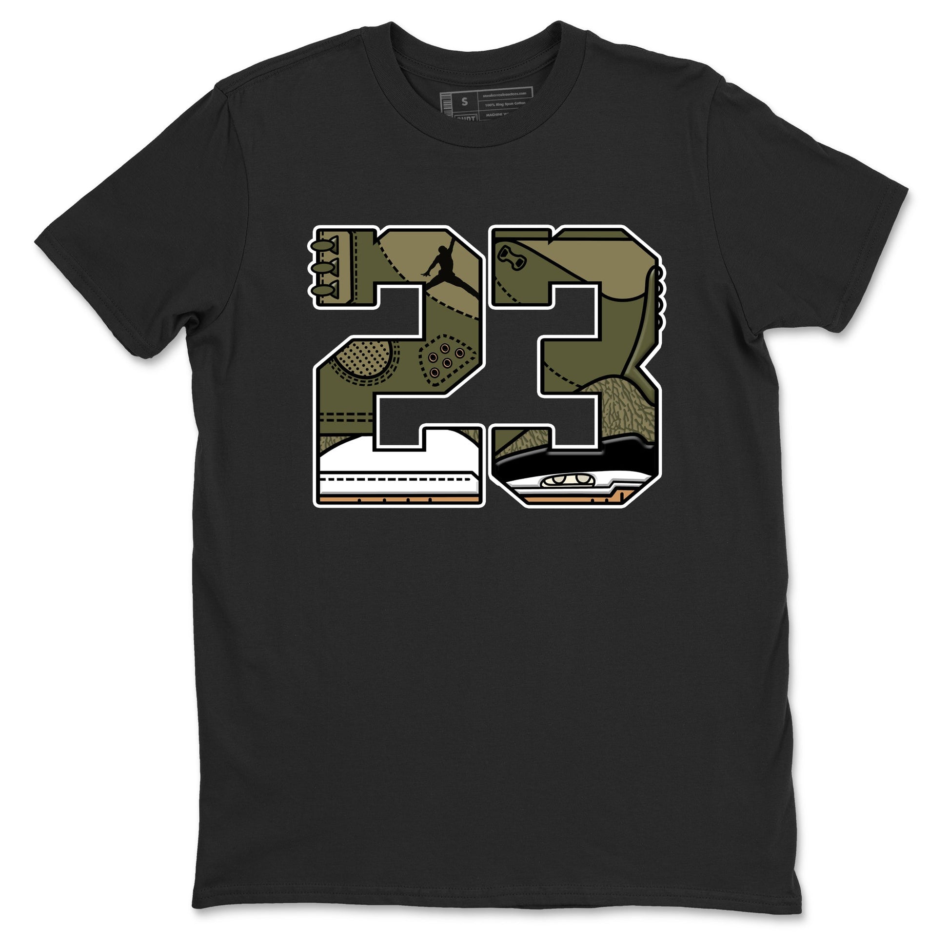 Sneaker Threads – Sneaker Threads To Match Air Jordan 3 Family Affair Shoes – 23 Tee Black 2