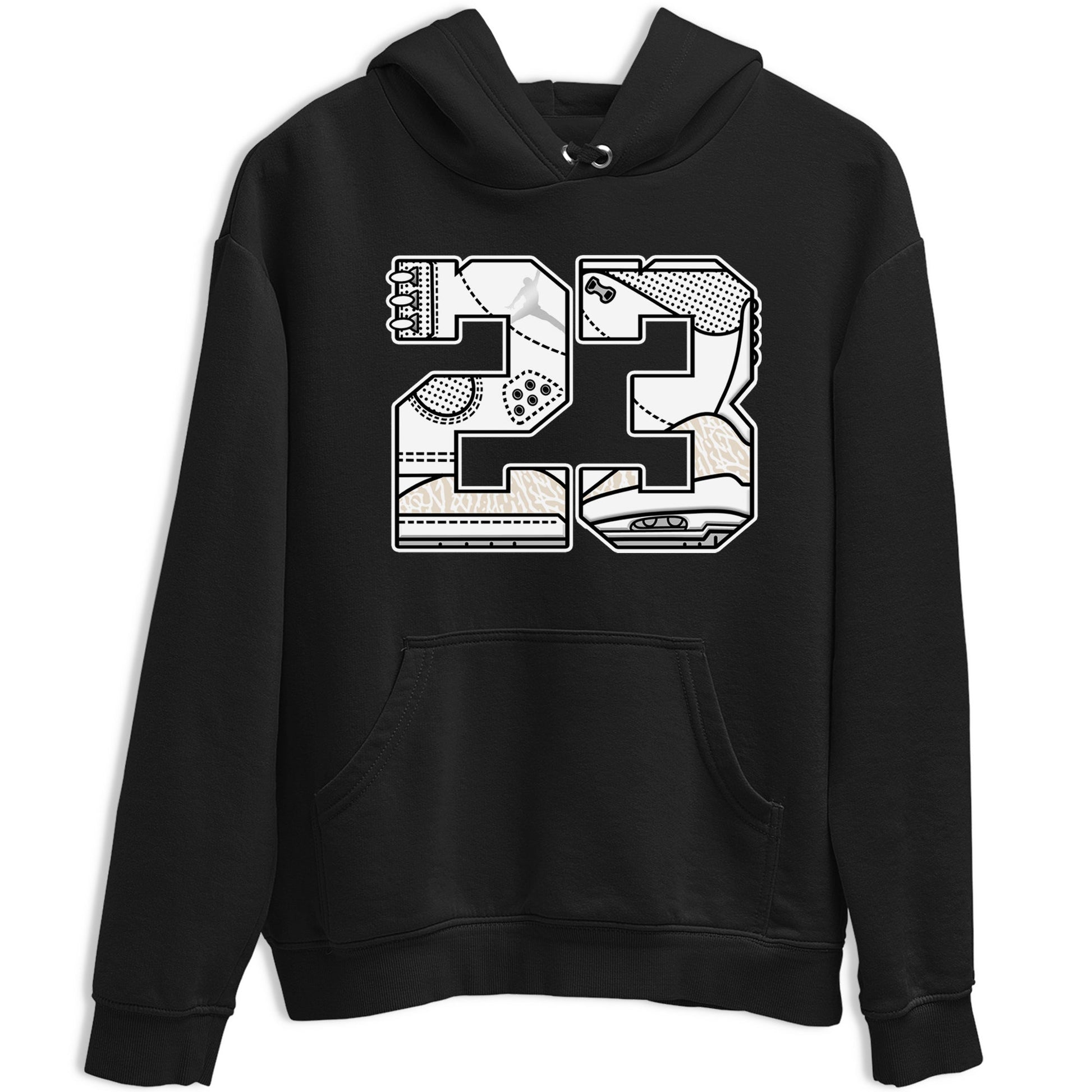 23 sneaker match t-shirt styled to complete your fit with the Air Jordan 3 Pure Money sneakers, shown in Black 2.