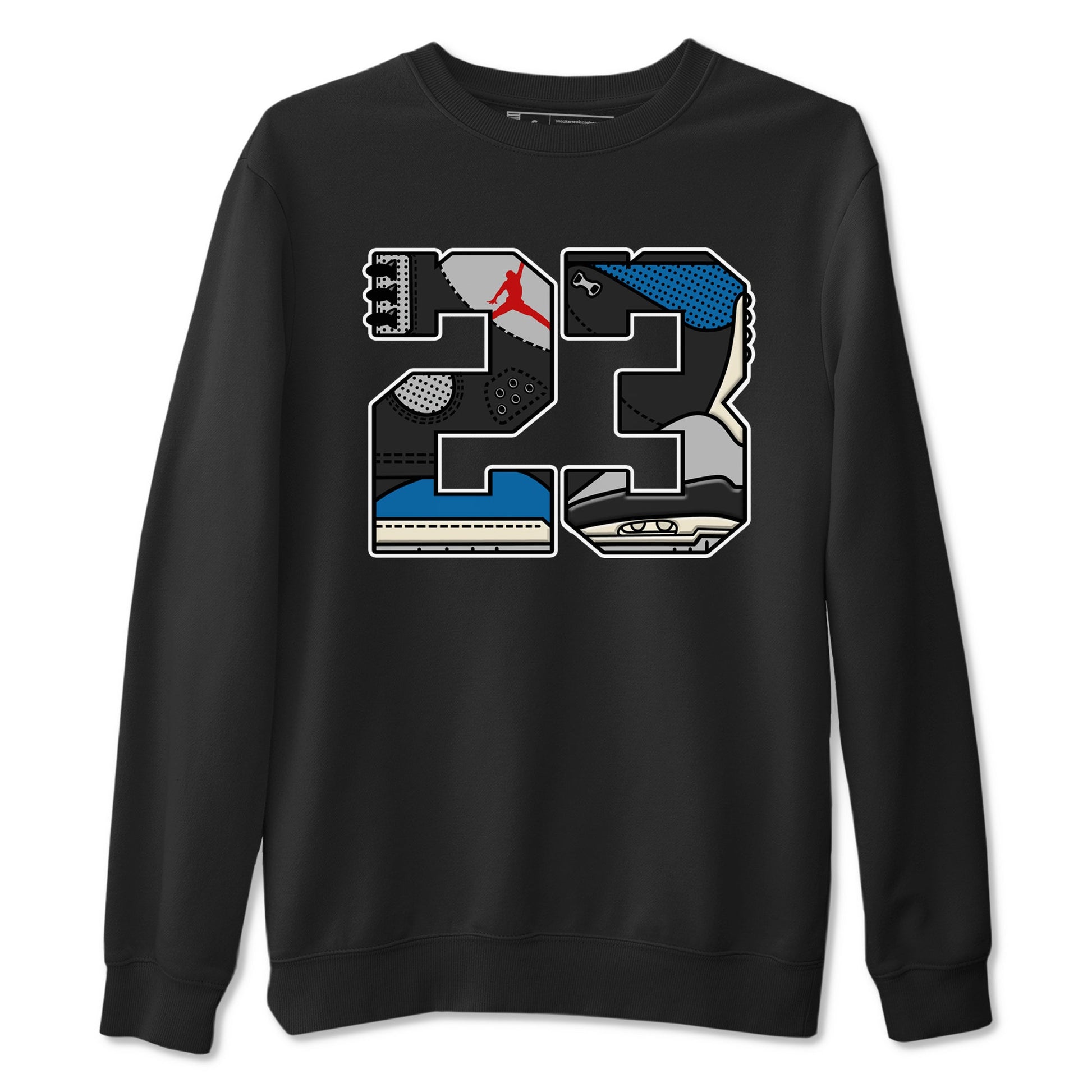 23 sneaker match t-shirt styled to complete your fit with the Air Jordan 3 Rare Air sneakers, shown in Black 2.