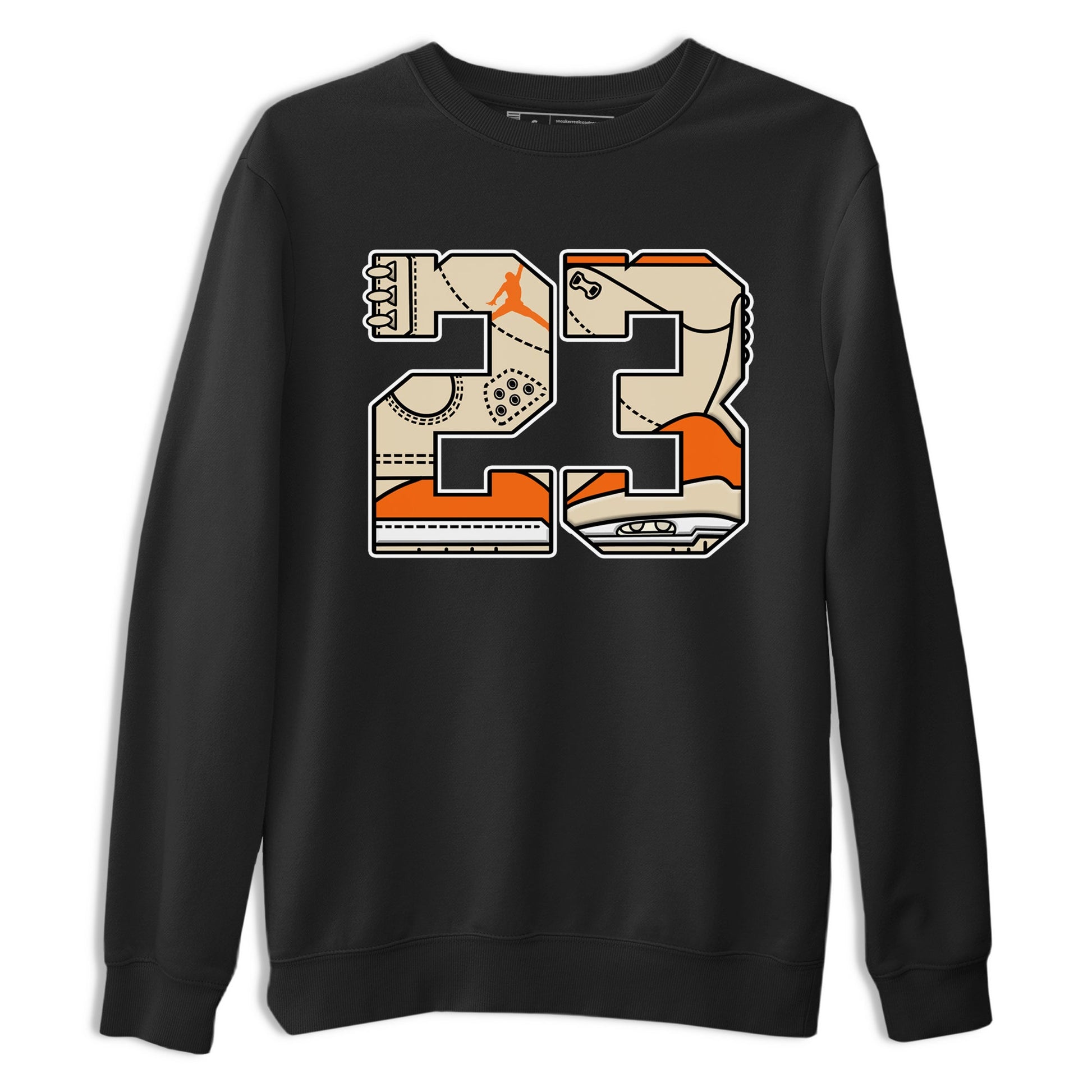 23 sneaker match t-shirt styled to complete your fit with the Air Jordan 3 Starfish sneakers, shown in Black 2.