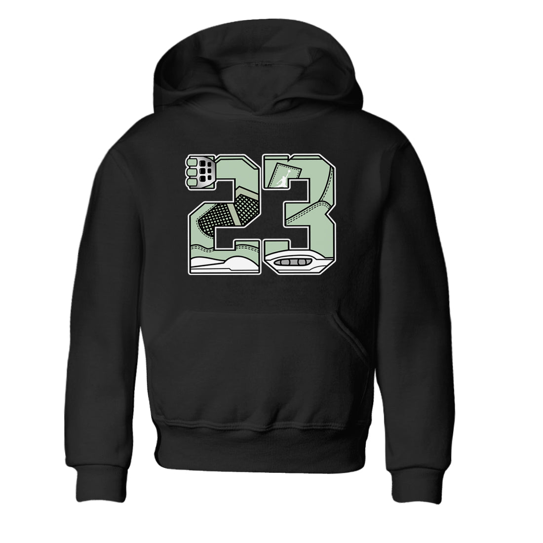4s Abundance shirts to match jordans 23 sneaker match tees Air Jordan 4 Seafoam match shoes to clothes SNRT Sneaker Tees Youth Baby Black 2 tee