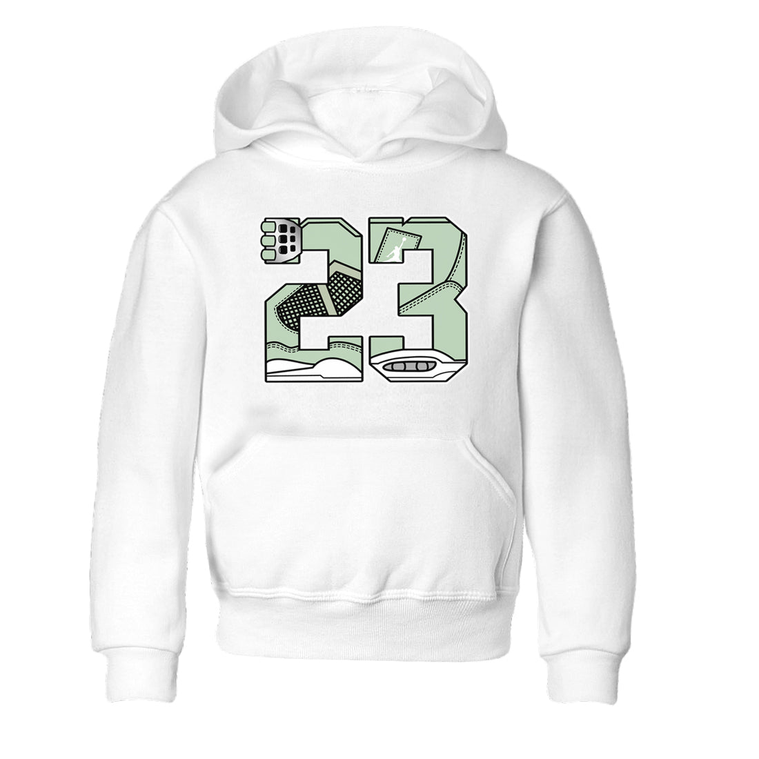 4s Abundance shirts to match jordans 23 sneaker match tees Air Jordan 4 Seafoam match shoes to clothes SNRT Sneaker Tees Youth Baby White 2 tee