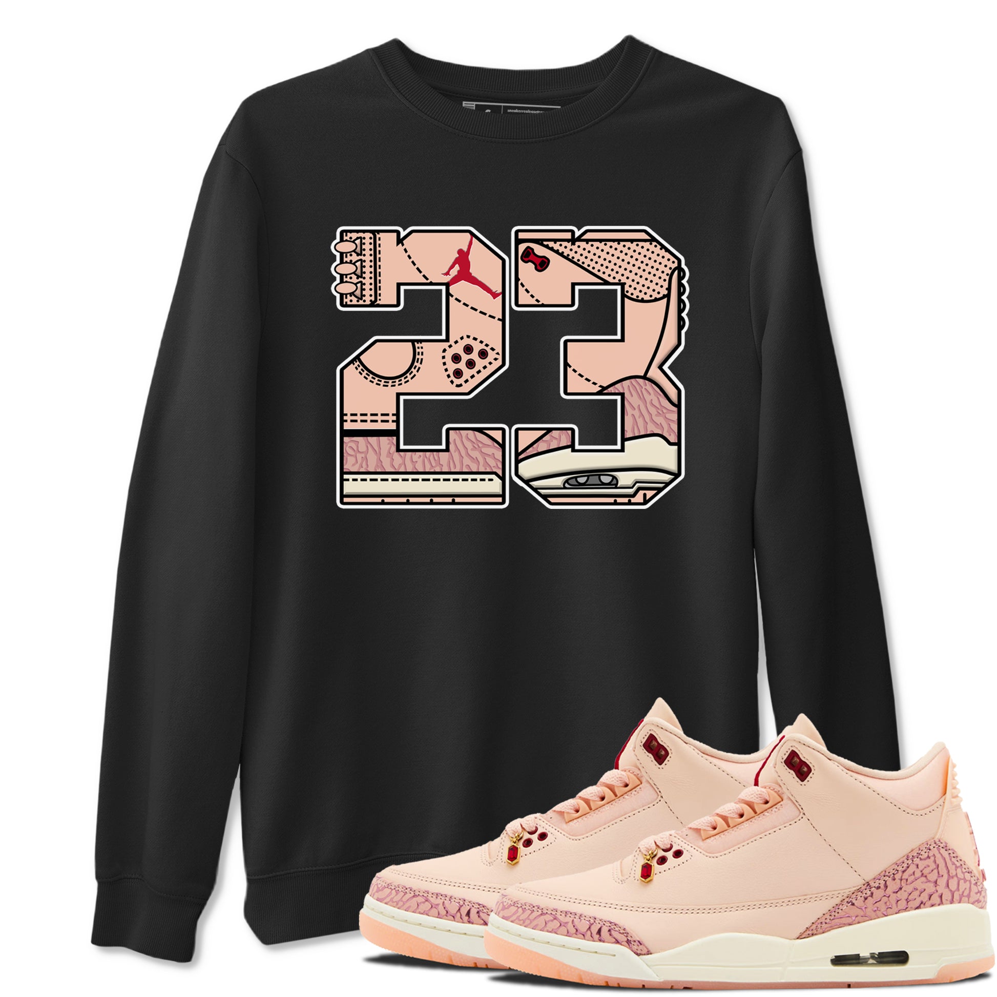 23 SNRT Sneaker Tees - Air Jordan 3 Valentines Day - SNRT Sneaker T-shirts