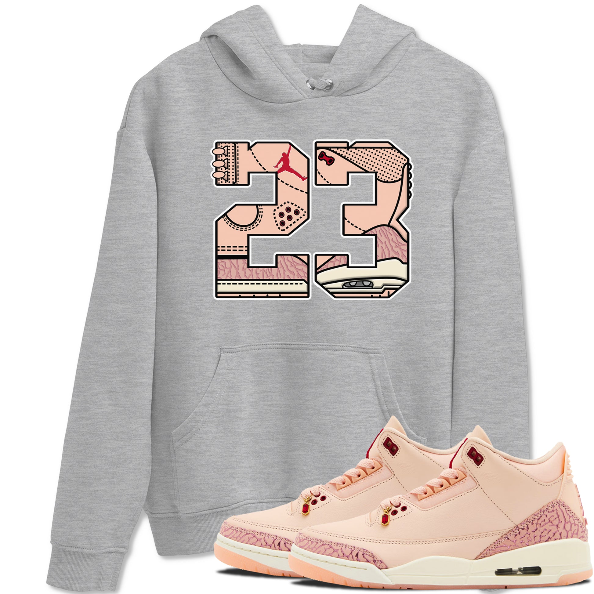 23 SNRT Sneaker Tees - Air Jordan 3 Valentines Day - SNRT Sneaker T-shirts