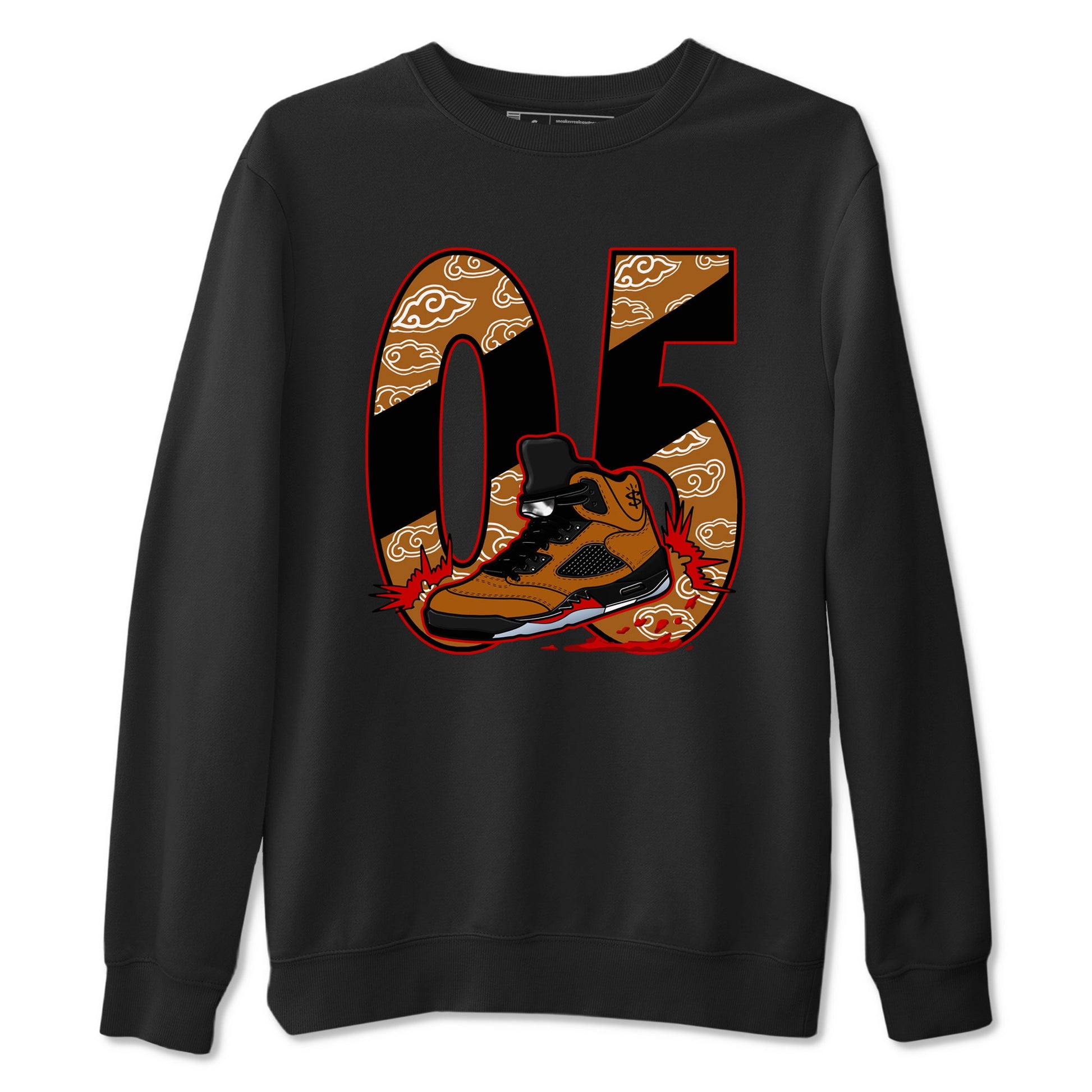 5s Archaeo Brown shirts to match jordans Aggressive Dribble sneaker match tees Air Jordan 5 Archaeo Brown match shoes to clothes SNRT Sneaker Tees unisex cotton Black 2 shirts