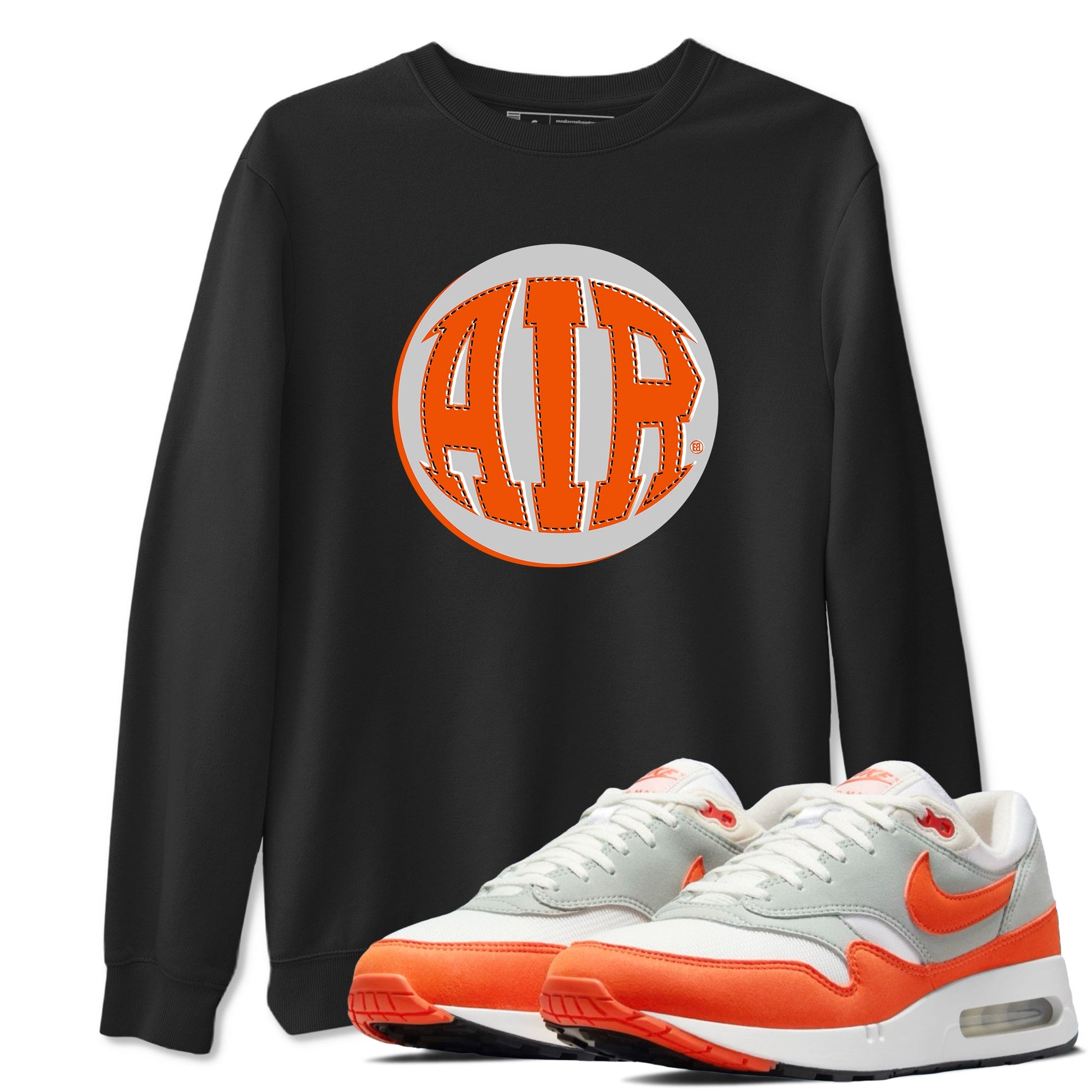 Air Max 1 OG '86 'Summit White and Cosmic Clay shirts to match jordans AIR sneaker match tees Air Max 1 Cosmic Clay match shoes to clothes SNRT Sneaker Tees unisex cotton Black 1 shirts