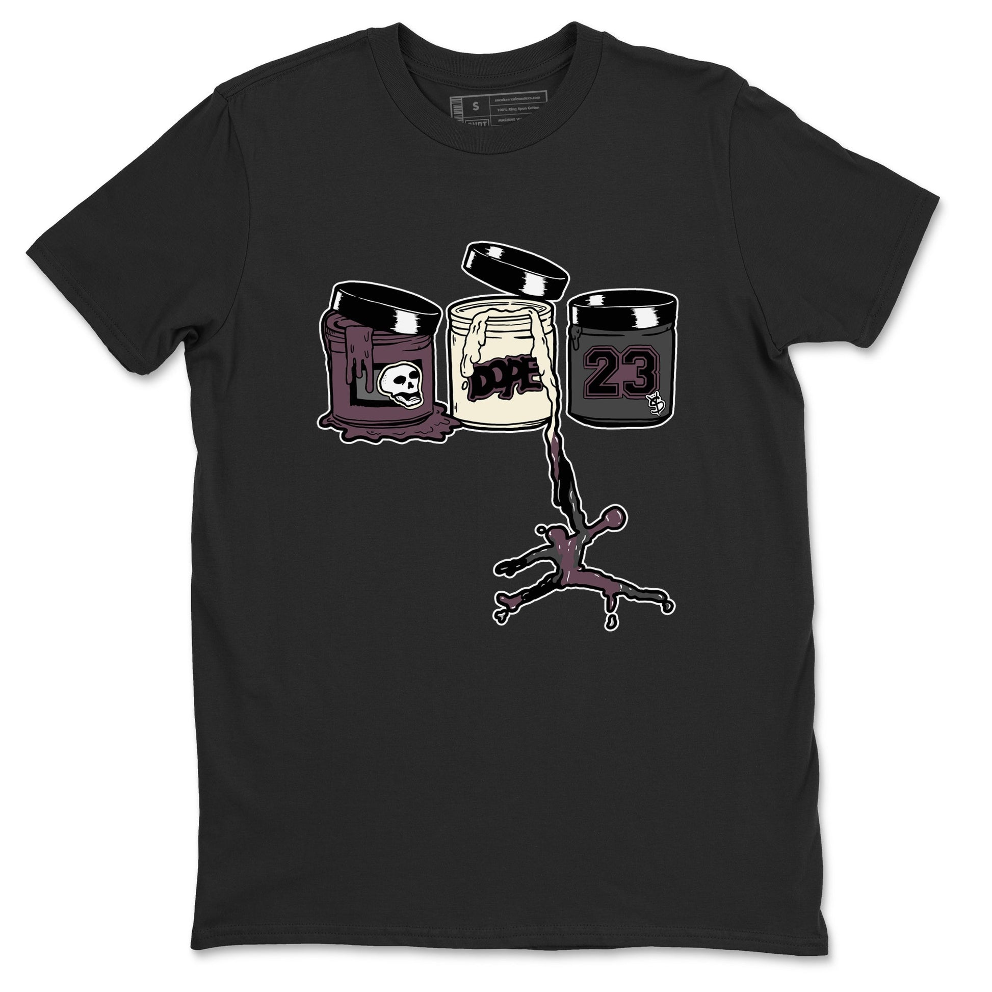 3s A Ma Maniere x Black Shirts To Match Jordans Jordan Paint sneaker match tees Air Jordan 3 A Ma Maniere x Black And Flat Pewter T-Shirt SNRT Sneake Sneaker Release Tees unisex cotton Black 2 crew neck shirts