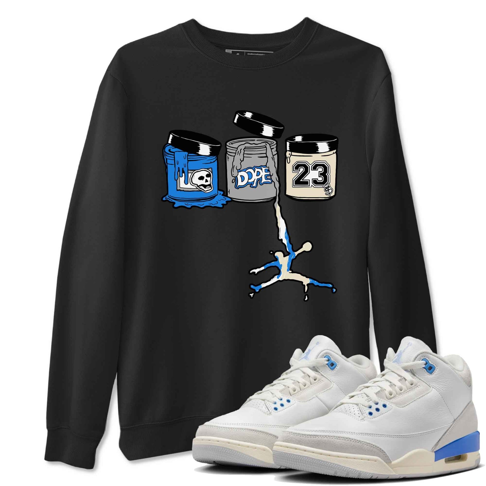 3s Lucky Shorts shirts to match jordans Jordan Paint best t shirts to wear with jordans Air Jordan 3 Lucky Shorts match shoes to clothes SNRT Sneaker Tees unisex cotton Black 1 shirts
