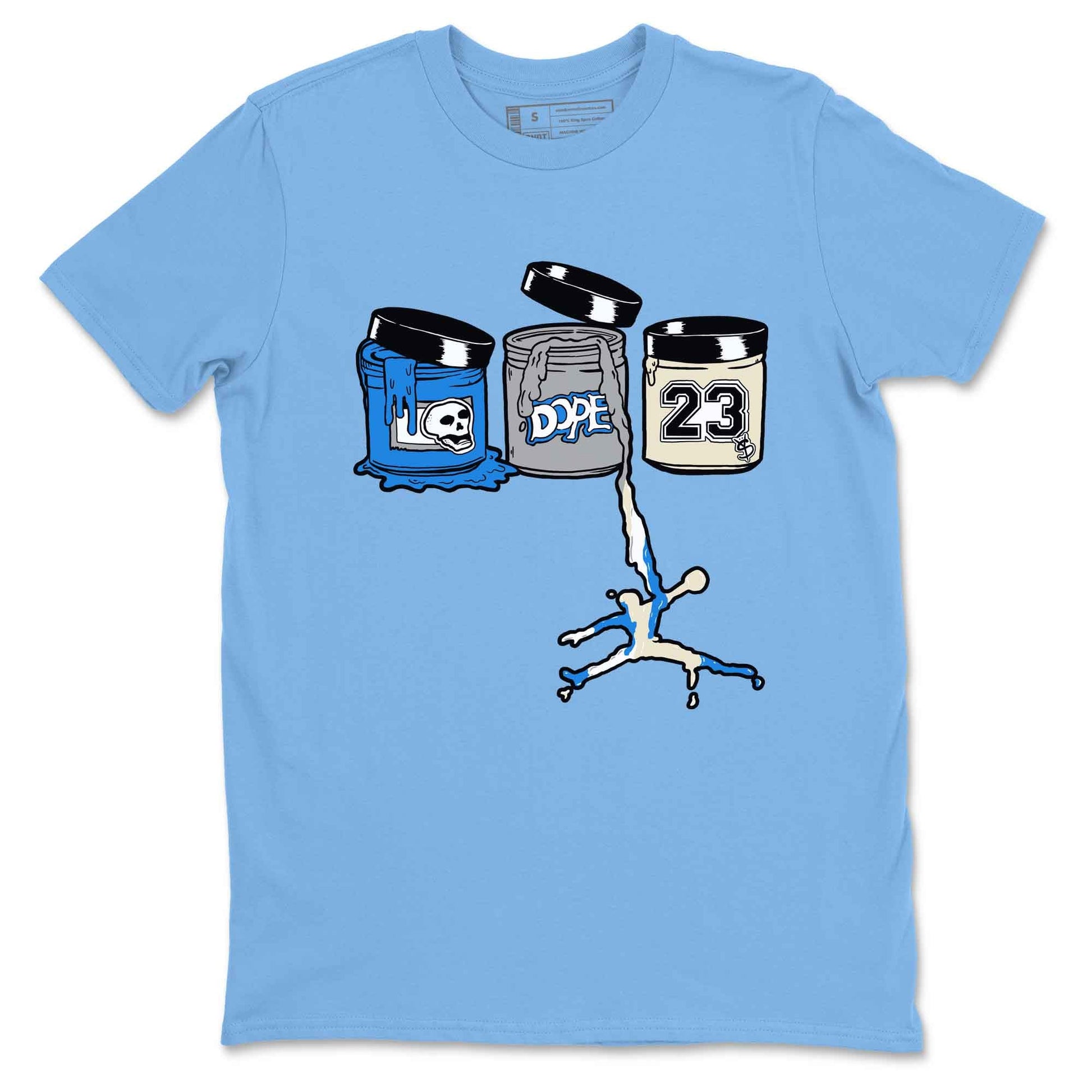 3s Lucky Shorts shirts to match jordans Jordan Paint best t shirts to wear with jordans Air Jordan 3 Lucky Shorts match shoes to clothes SNRT Sneaker Tees unisex cotton Carolina Blue 2 shirts