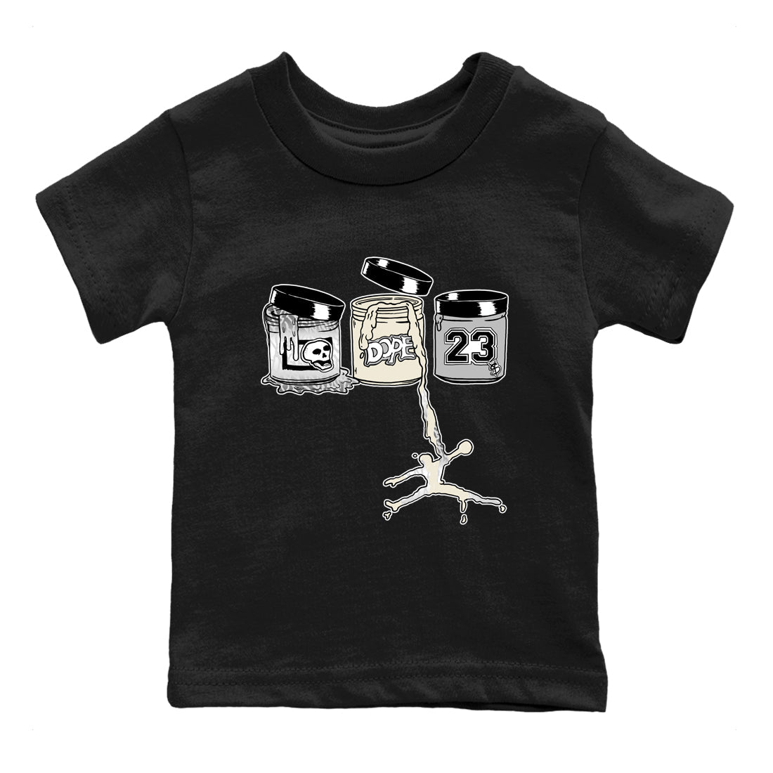 3s Sail and Cement Grey shirts to match jordans Jordan Paint sneaker match tees Air Jordan 3 Retro Sail and Cement Grey match shoes to clothes SNRT Sneaker Tees Youth Baby Black 2 tee