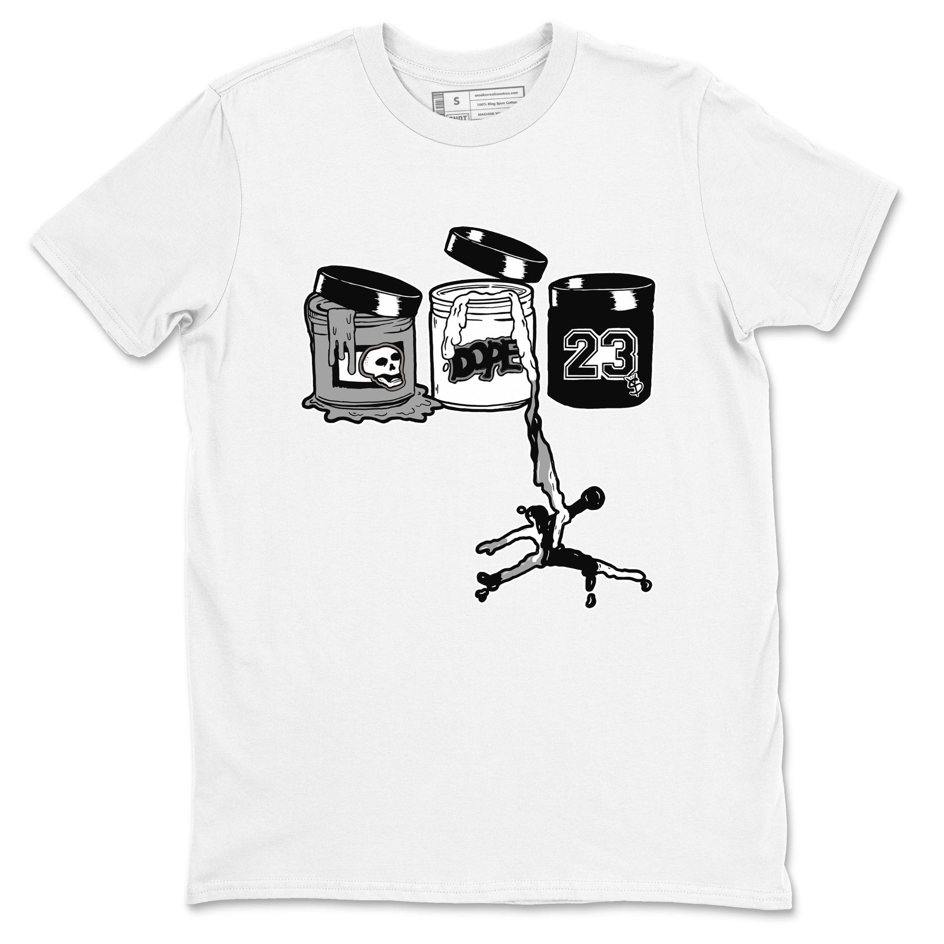 5s White Black shirts to match jordans Jordan Paint sneaker match tees Air Jordan 5 Retro White Black match shoes to clothes SNRT Sneaker Tees unisex cotton White 2 shirts