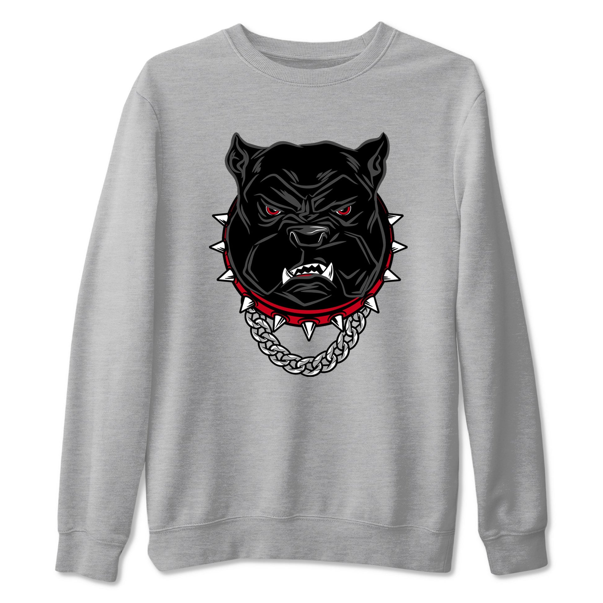 Jordan 1 High '85 "Bred" Graphic shirts Angry Bulldog shirts Air Jordan 1 '85 Bred best t-shirts to wear with jordans SNRT Sneaker Tees unisex cotton Heather Grey 2 shirts
