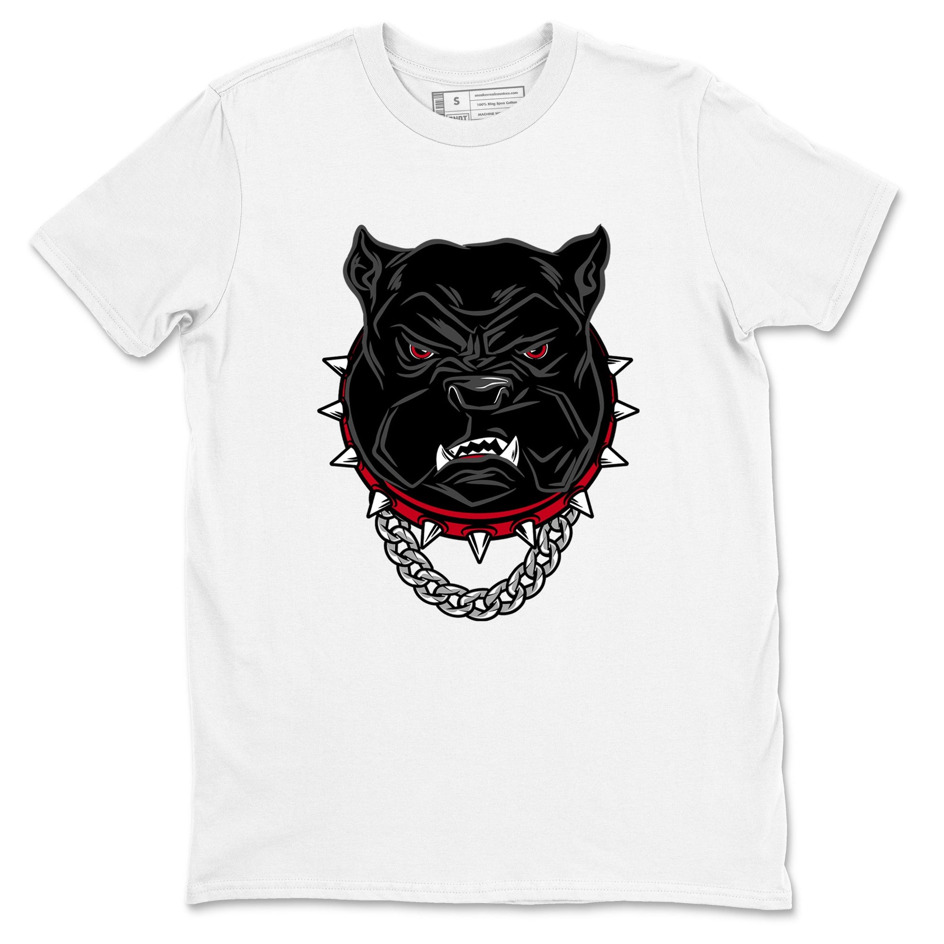 Jordan 1 High '85 "Bred" Graphic shirts Angry Bulldog shirts Air Jordan 1 '85 Bred best t-shirts to wear with jordans SNRT Sneaker Tees unisex cotton White 2 shirts