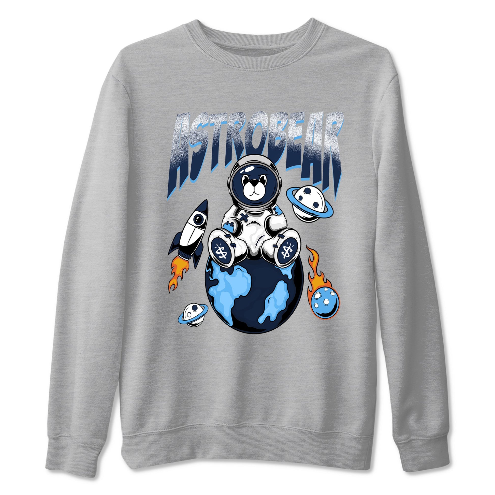 1s Obsidian shirts to match jordans Astrobear shirts to match Jordans AJ1 Retro Low OG Obsidian match shoes to clothes SNRT Sneaker Tees unisex cotton Heather Grey 2 shirts