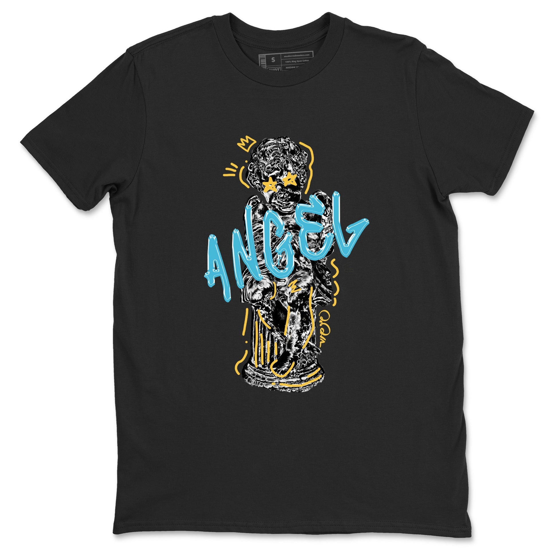 Sneaker Threads – Sneaker Tees To Match Air Jordan 11 Gamma – Baby Angel Graphic Tee Black 2. Perfect for Jordan releases 2025 colorways.
