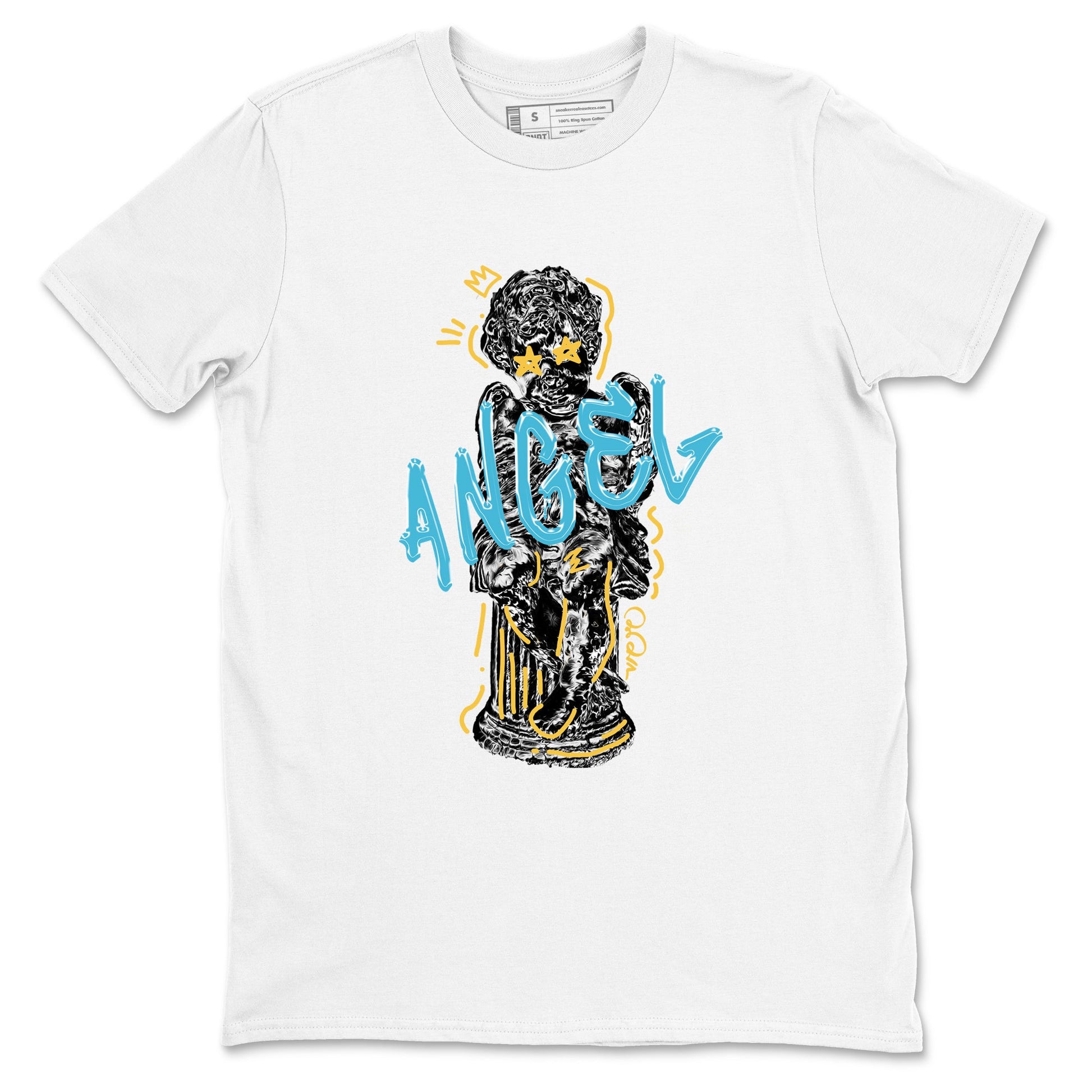 Sneaker Threads – Sneaker Tees To Match Air Jordan 11 Gamma – Baby Angel Graphic Tee White 2. Perfect for Jordan releases 2025 colorways.