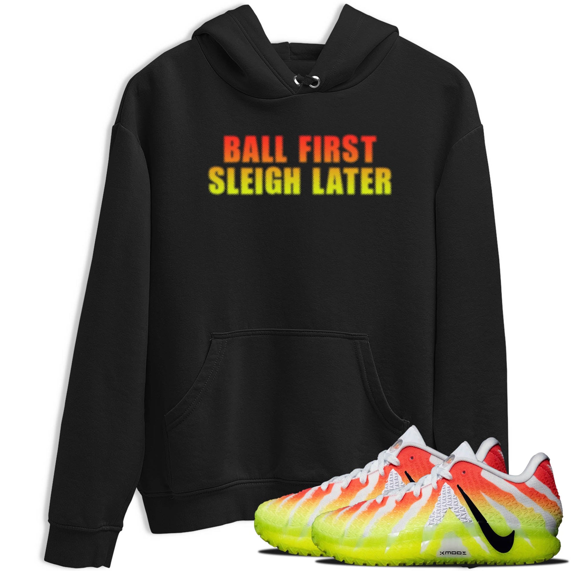 Sneaker Threads – Sneaker Tees To Match Nike JA 3 Under The Christmas Tree – Ball First Sleigh Later Graphic Tee Black 1. Perfect for Jordan releases 2025 colorways. Perfect for Ja Morant sneaker releases and Christmas 2025 colorways.