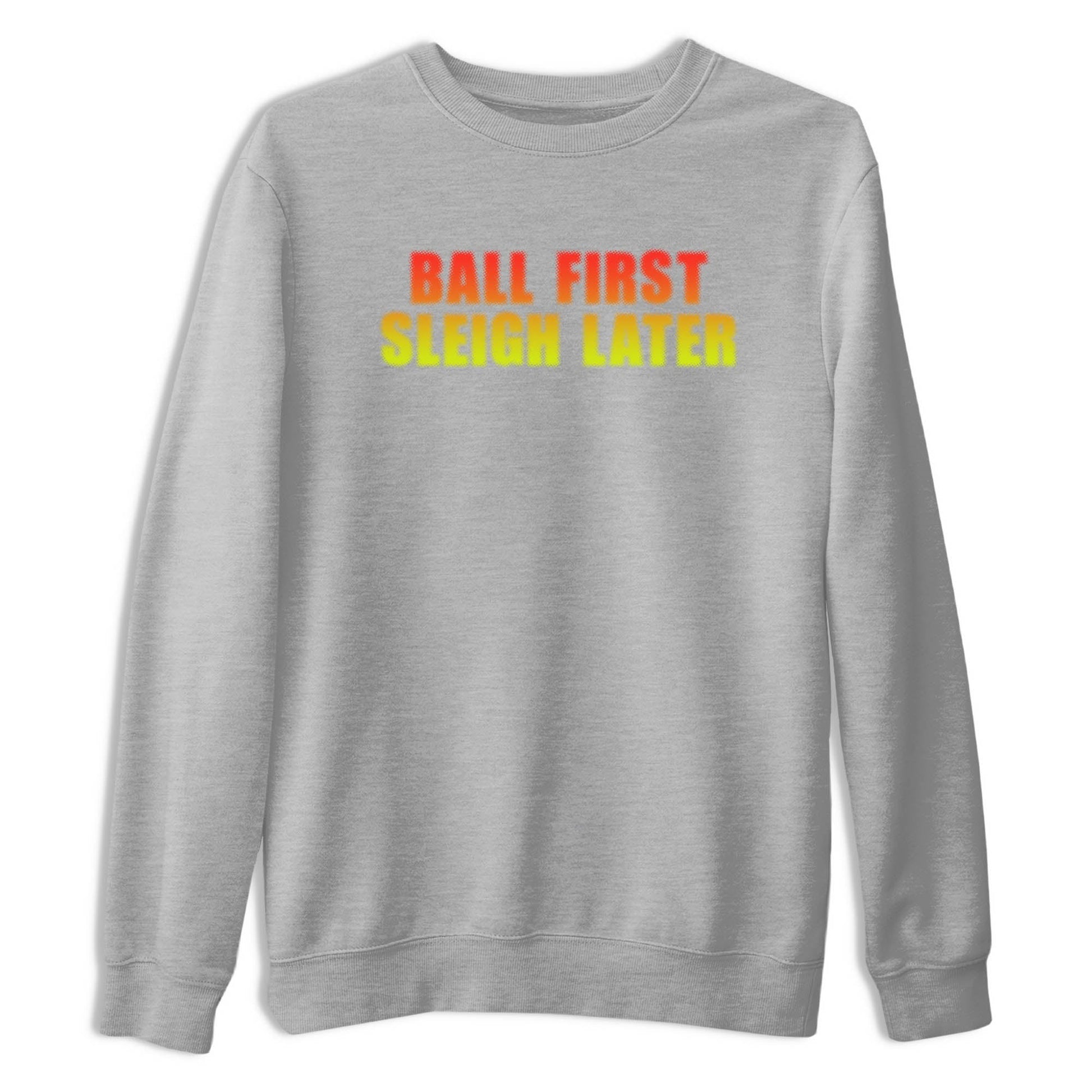 Sneaker Threads – Sneaker Tees To Match Nike JA 3 Under The Christmas Tree – Ball First Sleigh Later Graphic Tee Heather Grey 2. Perfect for Jordan releases 2025 colorways. Perfect for Ja Morant sneaker releases and Christmas 2025 colorways.