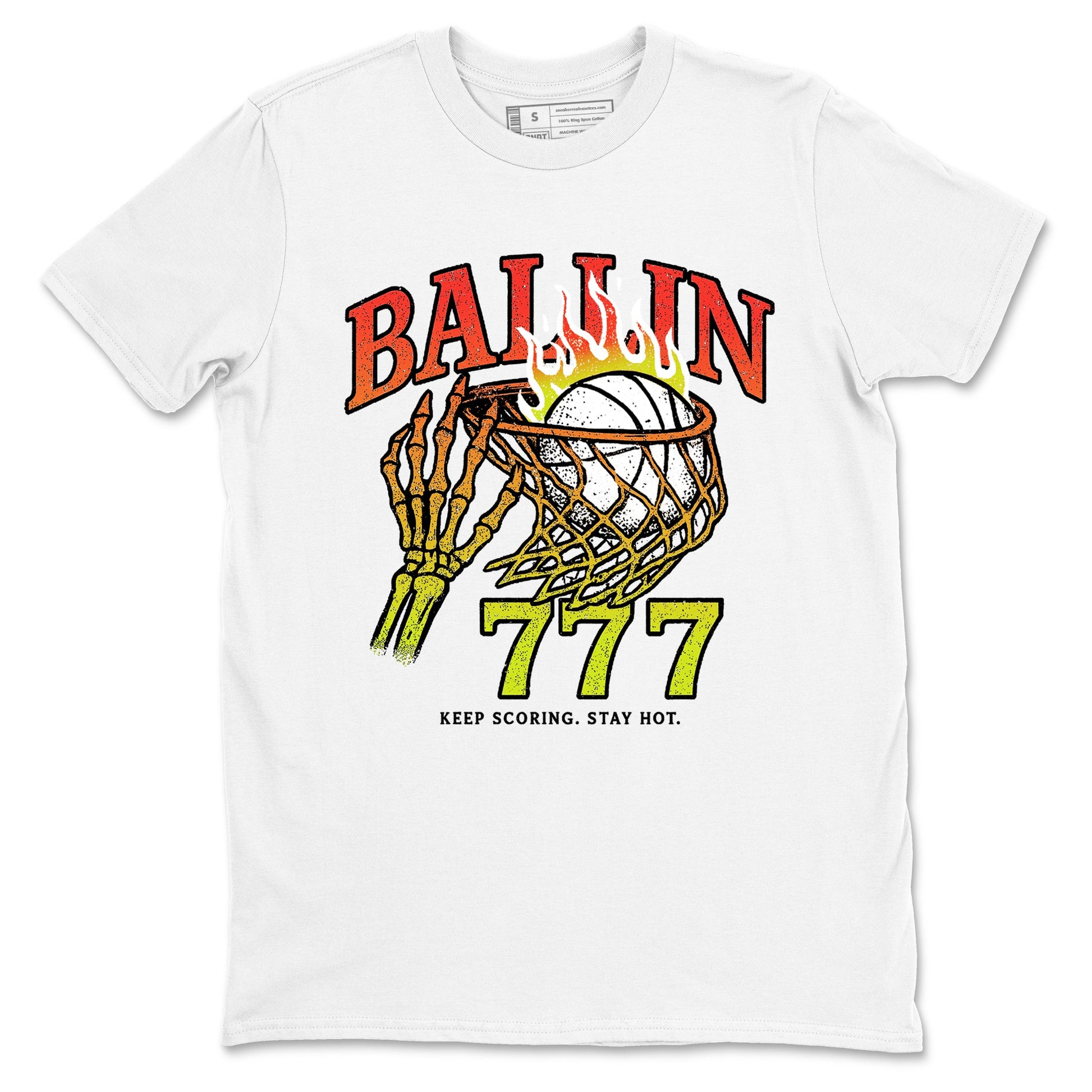 Sneaker Threads – Sneaker Tees To Match Nike JA 3 Under The Christmas Tree – Ballin 777 Graphic Tee White 2. Perfect for Jordan releases 2025 colorways. Perfect for Ja Morant sneaker releases and Christmas 2025 colorways.