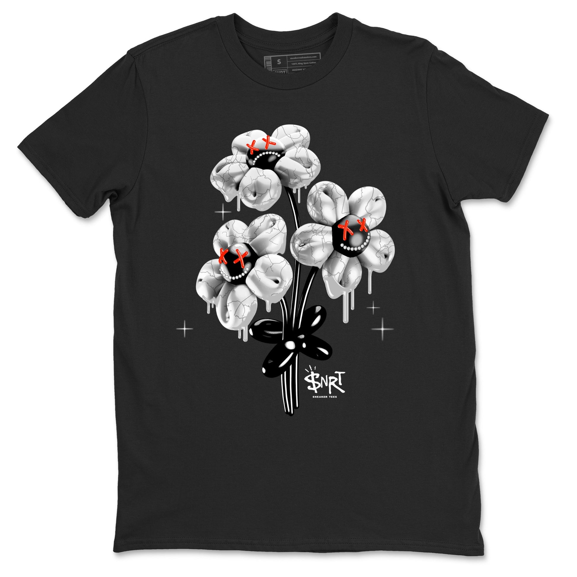 Foams One Jin shirts to match jordans Balloon Bouquet sneaker match tees Air Foamposite One Jin match shoes to clothes SNRT Sneaker Tees unisex cotton Black 2 shirts
