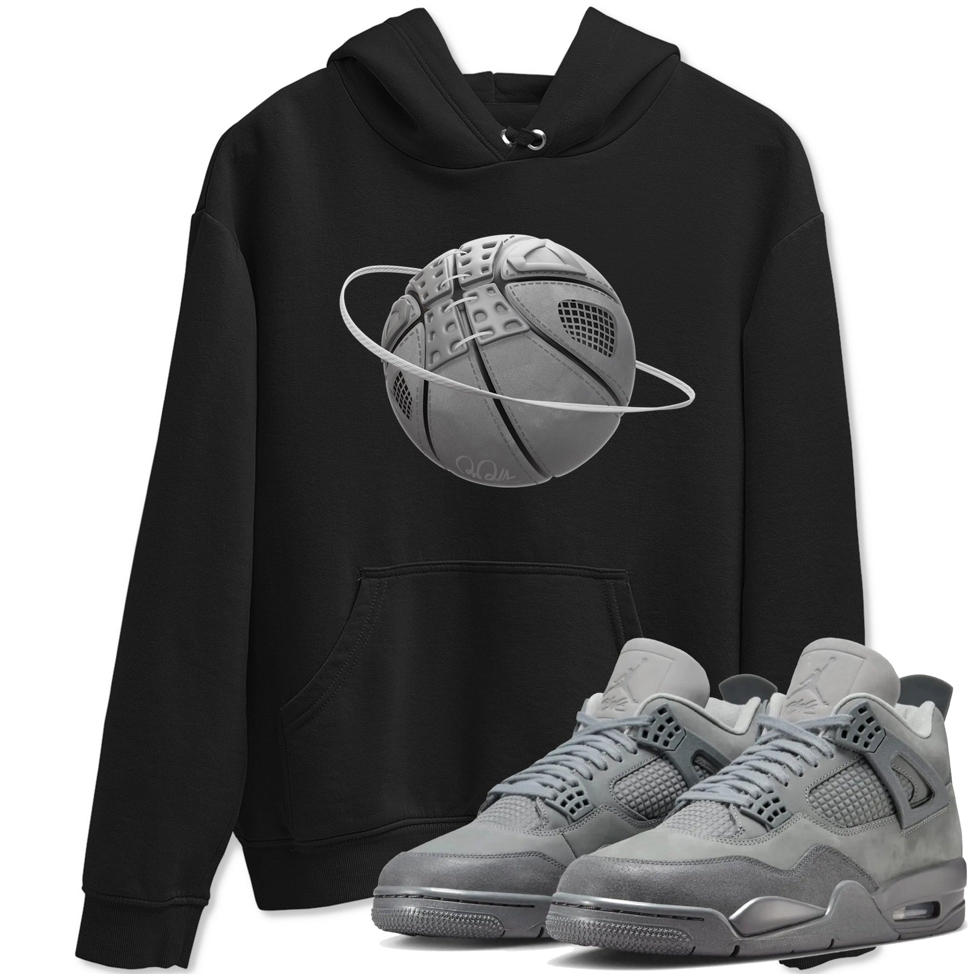 4s Wet Cement shirts to match jordans Basketball Planet sneaker match tees Air Jordan 4 SE Wet Cement SNRT Sneaker Release Tees unisex cotton Black 1 crew neck shirts