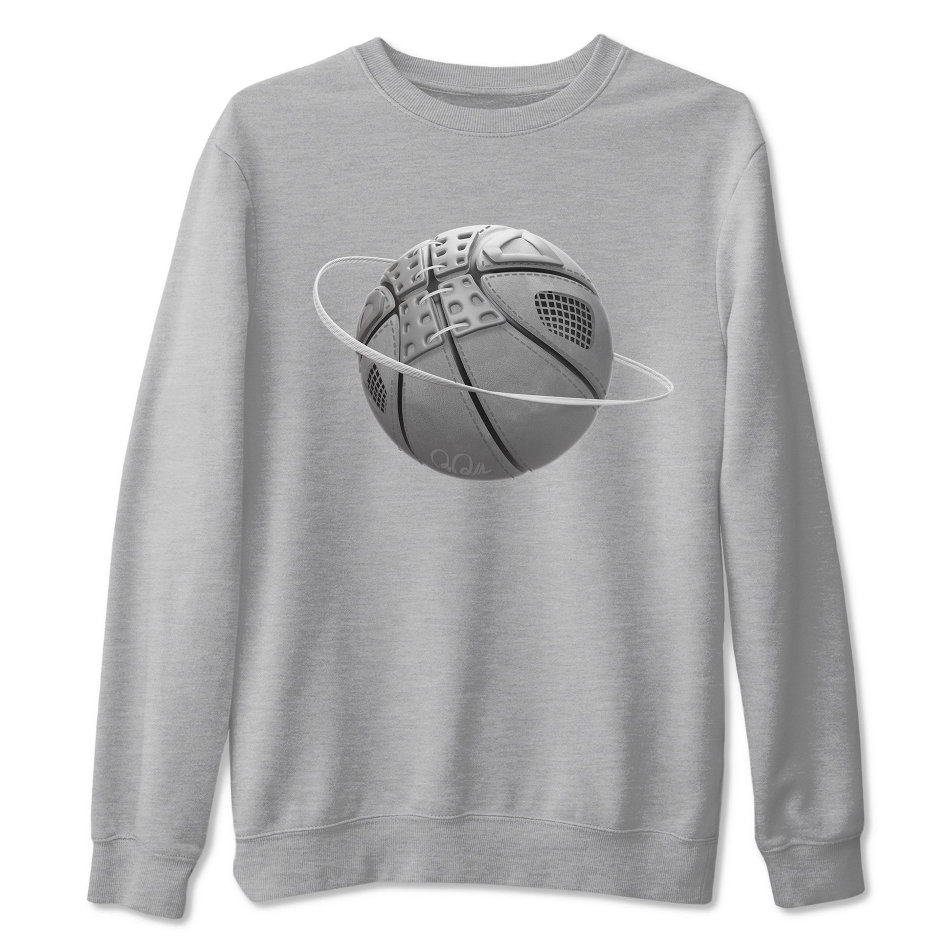 4s Wet Cement shirts to match jordans Basketball Planet sneaker match tees Air Jordan 4 SE Wet Cement SNRT Sneaker Release Tees unisex cotton Heather Grey 2 crew neck shirts