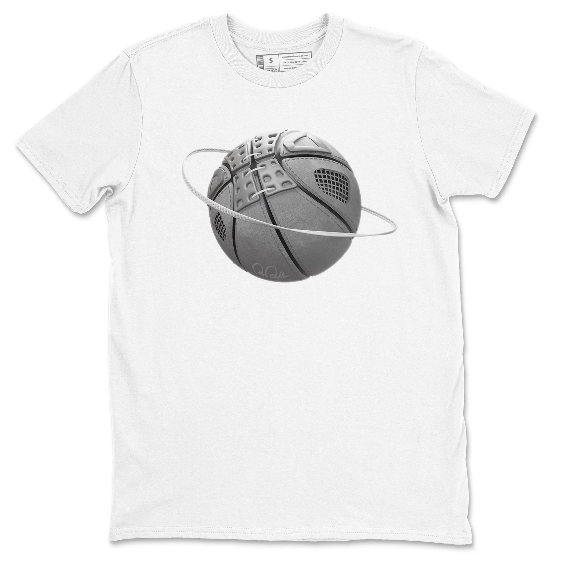 4s Wet Cement shirts to match jordans Basketball Planet sneaker match tees Air Jordan 4 SE Wet Cement SNRT Sneaker Release Tees unisex cotton White 2 crew neck shirts