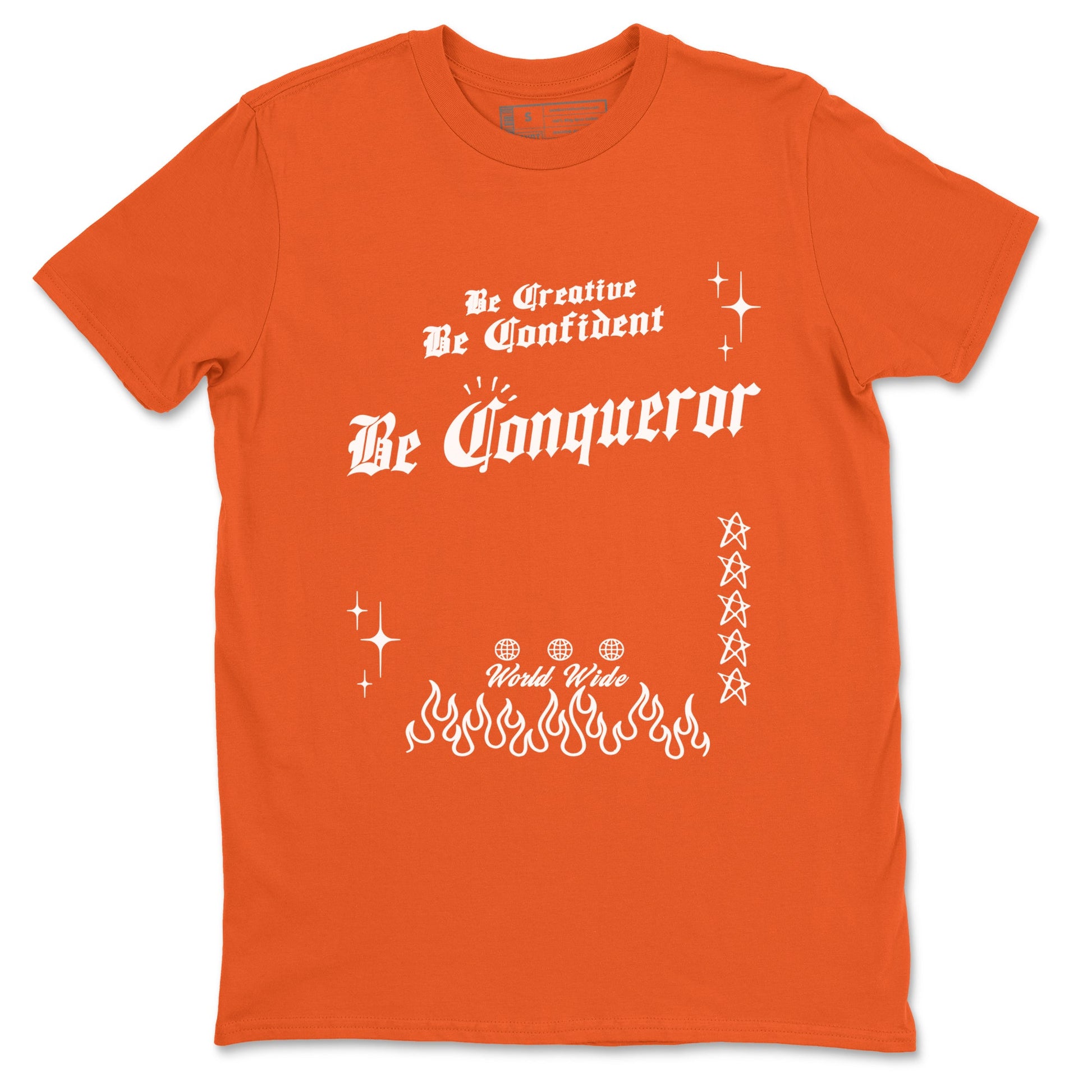 Air Max 1 OG '86 'Summit White and Cosmic Clay shirts to match jordans Be Conqueror sneaker match tees Air Max 1 Cosmic Clay match shoes to clothes SNRT Sneaker Tees unisex cotton Orange 2 shirts