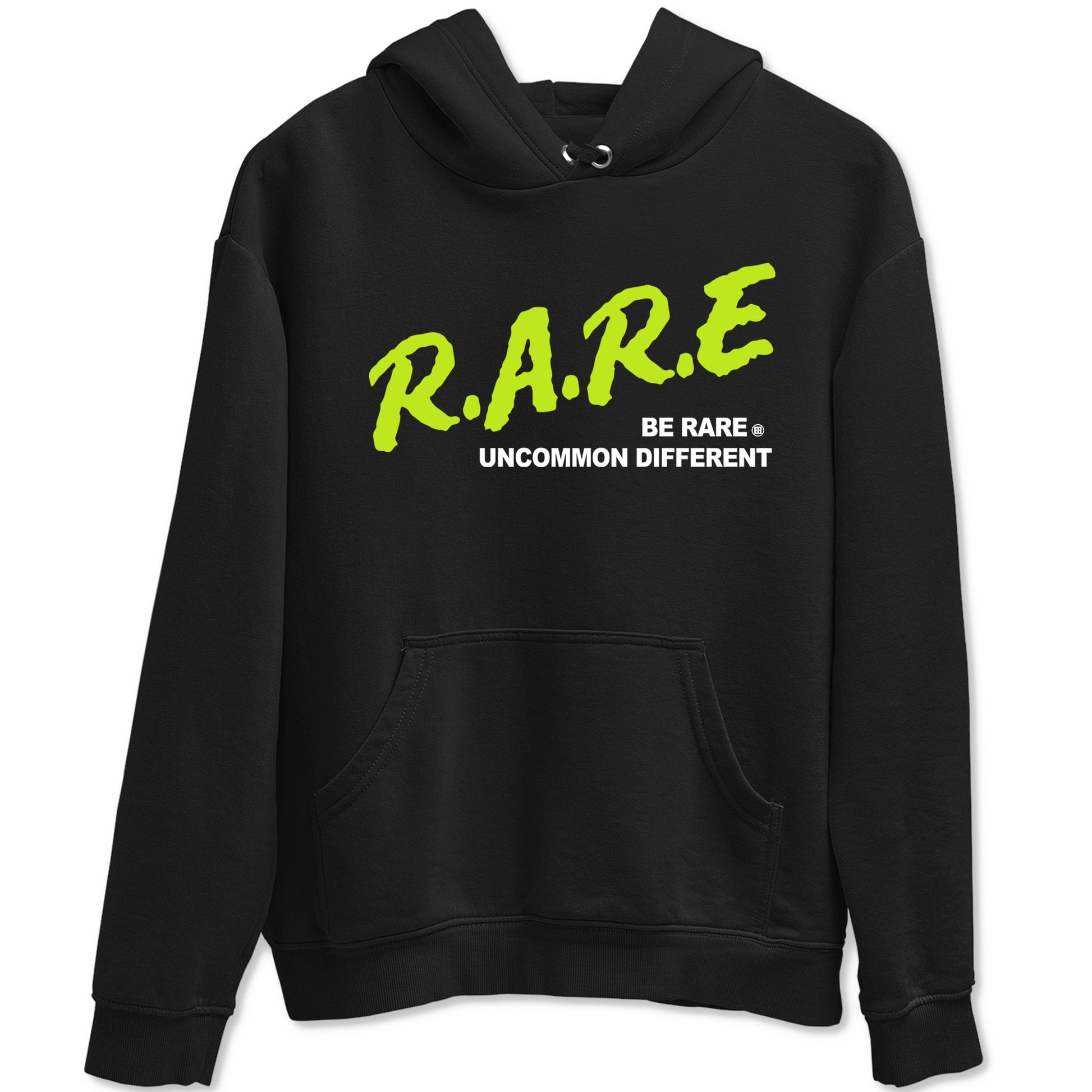 Foams One Black Volt shirts to match jordans Be Rare Uncommon Different sneaker match tees Air Foamposite One Black and Volt match shoes to clothes SNRT Sneaker Tees unisex cotton Black 2 shirts