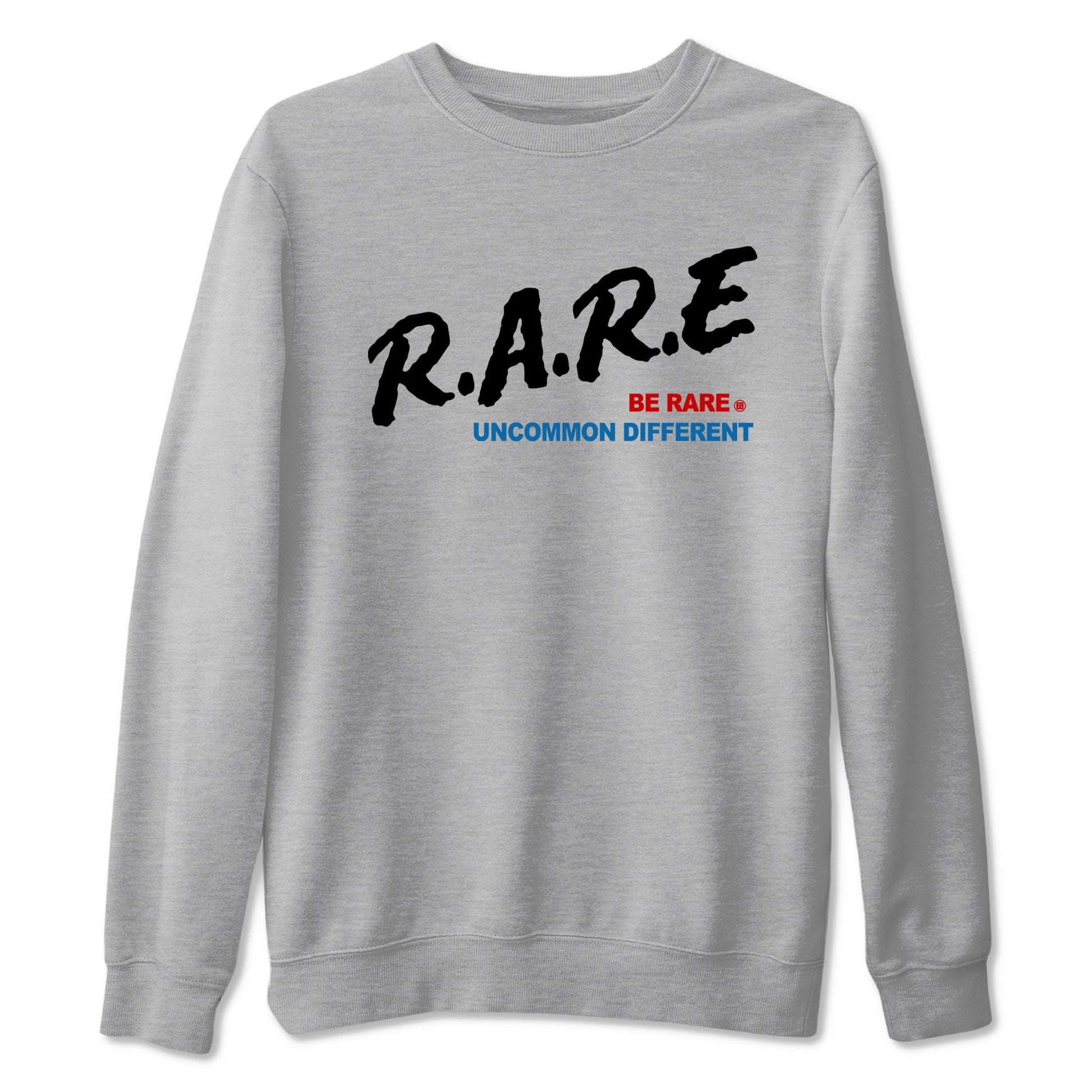 Be Rare Uncommon Different sneaker match t-shirt styled to complete your fit with the Air Jordan 3 Rare Air sneakers, shown in Heather Grey 2.