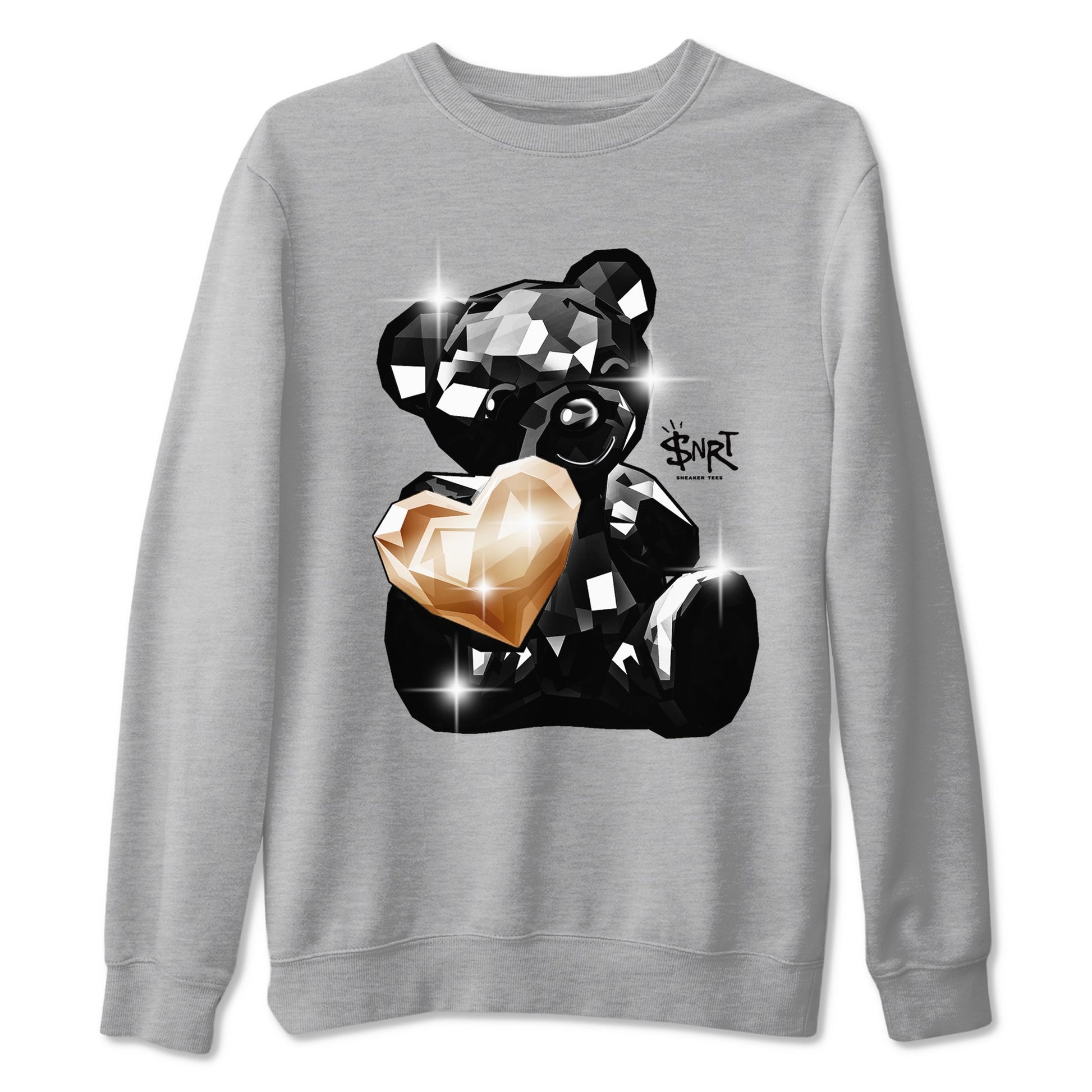 Foams One Metallic Copper shirts to match jordans Bear Germs sneaker match tees Air Foamposite One Metallic Copper match shoes to clothes SNRT Sneaker Tees unisex cotton Heather Grey 2 shirts