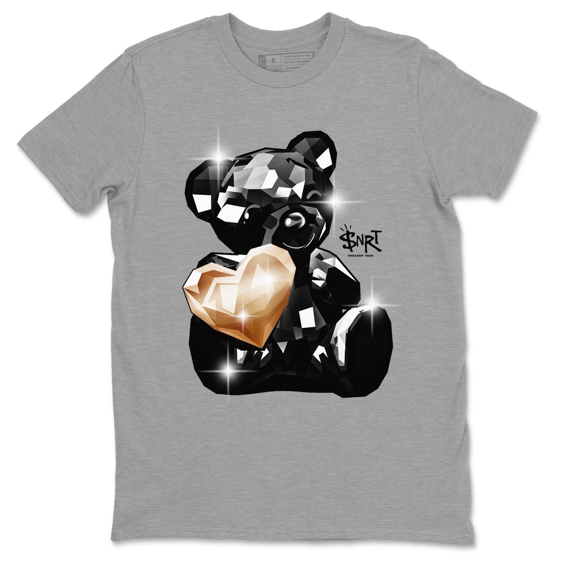 Foams One Metallic Copper shirts to match jordans Bear Germs sneaker match tees Air Foamposite One Metallic Copper match shoes to clothes SNRT Sneaker Tees unisex cotton Heather Grey 2 shirts