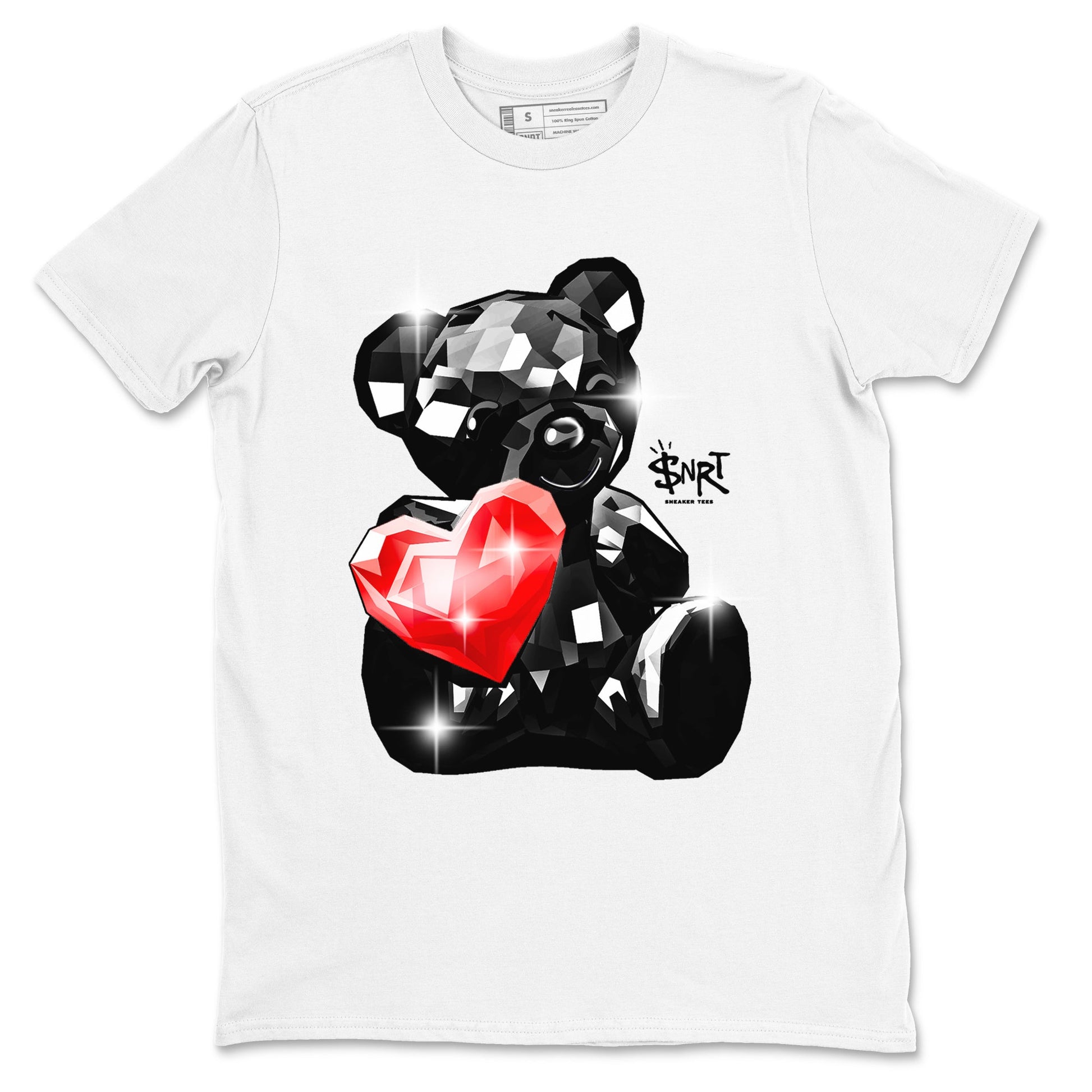 1s Black Toe Reimagined shirts to match jordans Bear Germs sneaker match tees Air Jordan 1 Black Toe Reimagined match shoes to clothes SNRT Sneaker Tees unisex cotton White 2 shirts