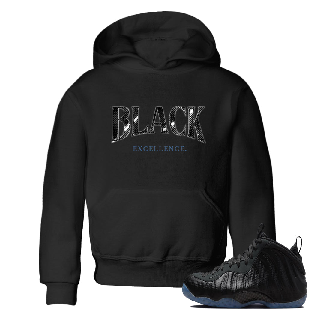 Basketball Graphic Tee – Sneaker Tees To Match Air Foamposite One Carbon Fiber – Black Excellence Youth Graphic Tee Black 1. Perfect for Foamposite releases 2025 colorways.
