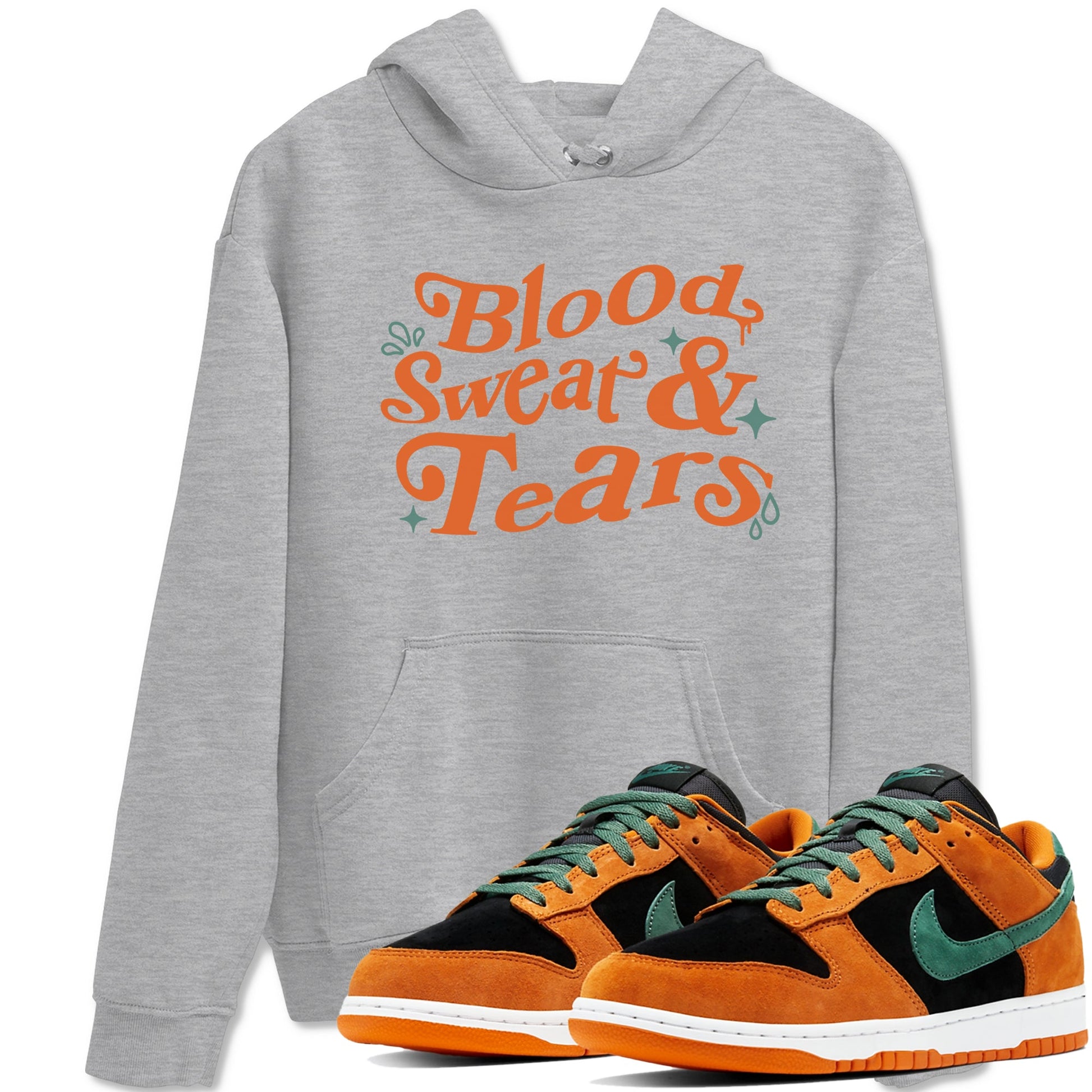 Dunk Low Ceramic shirts to match jordans Blood Sweat Tears sneaker match tees Dunk Ceramic match shoes to clothes SNRT Sneaker Tees unisex cotton Heather Grey 1 shirts