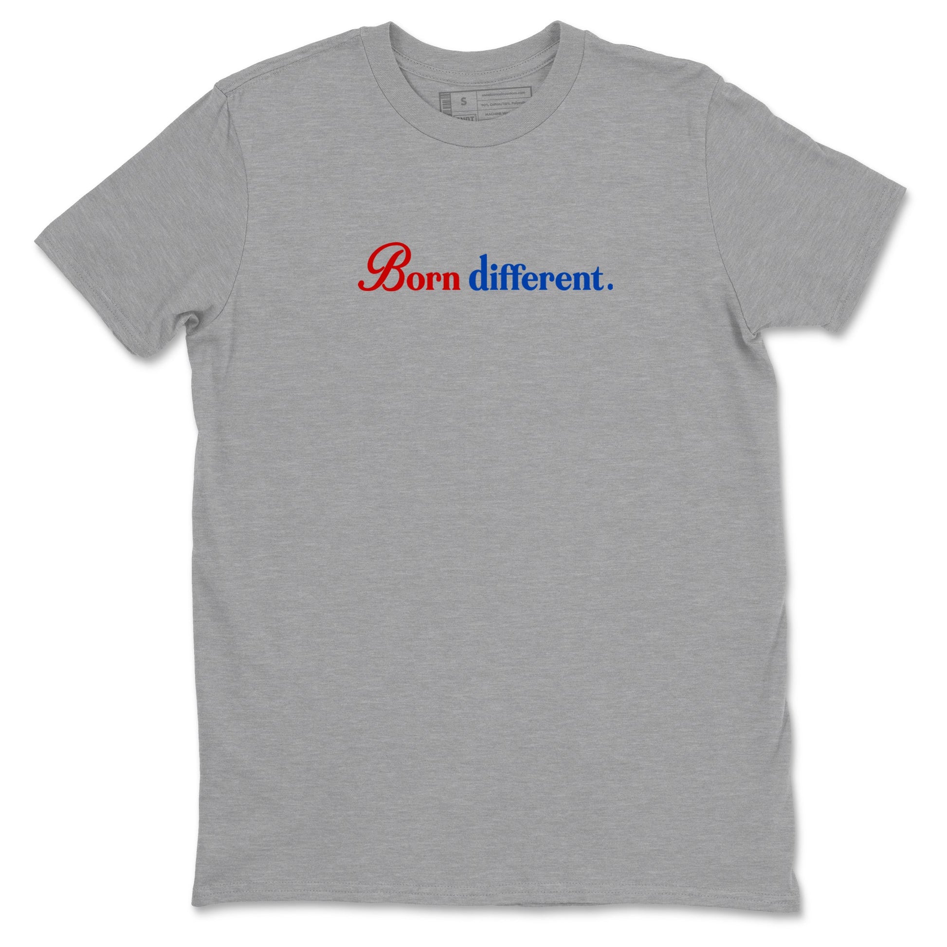 Sneaker match tees – Sneaker Tees To Match Jordan 4 Retro Rare Air Shoes – Born Different Tee Heather Grey 2