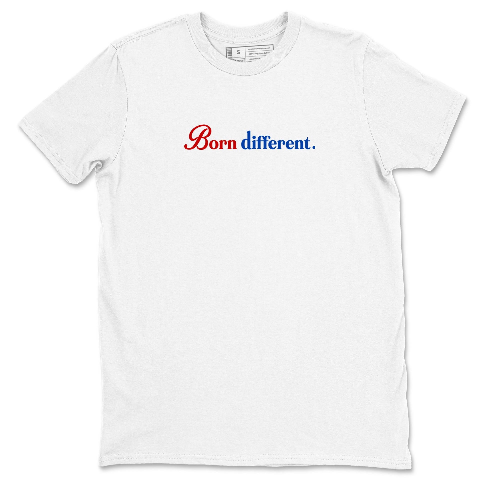 Sneaker match tees – Sneaker Tees To Match Jordan 4 Retro Rare Air Shoes – Born Different Tee White 2