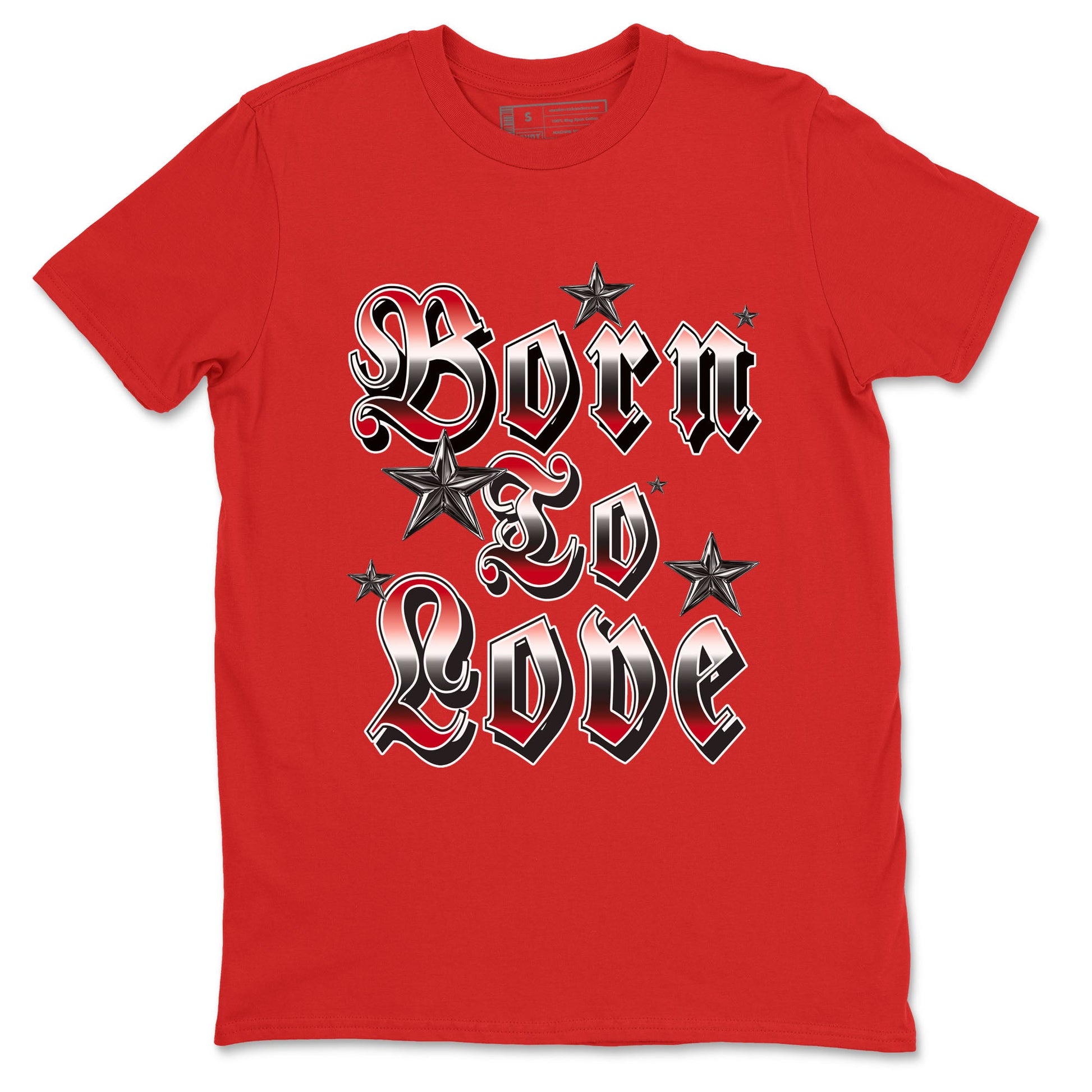 1s '85 Bred shirts to match jordans Born To Love best t shirts to wear with jordans Air Jordan 1 Retro HIgh OG '85 Bred match shoes to clothes SNRT Sneaker Tees unisex cotton Red 2 shirts
