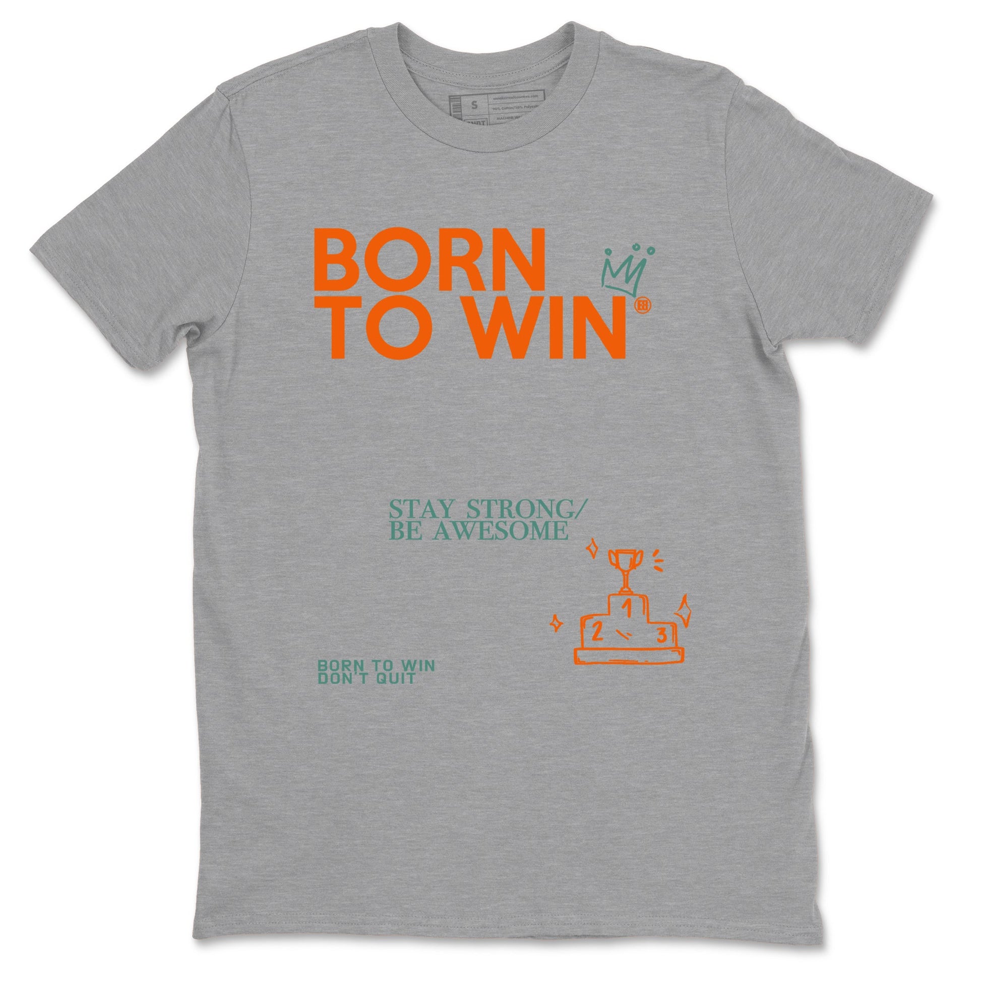 Dunk Low Ceramic shirts to match jordans Born To Win sneaker match tees Dunk Ceramic match shoes to clothes SNRT Sneaker Tees unisex cotton Heather Grey 2 shirts
