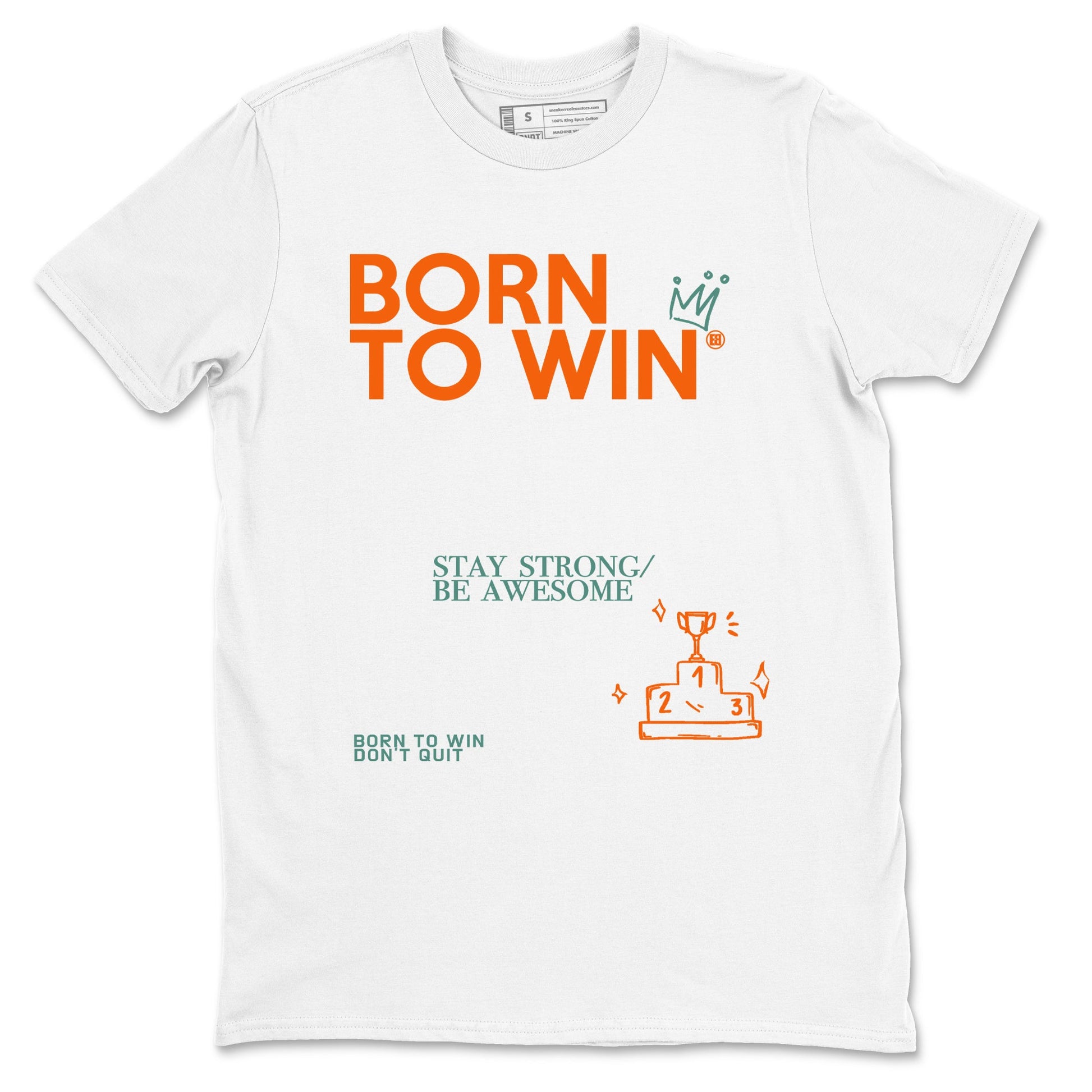 Dunk Low Ceramic shirts to match jordans Born To Win sneaker match tees Dunk Ceramic match shoes to clothes SNRT Sneaker Tees unisex cotton White 2 shirts