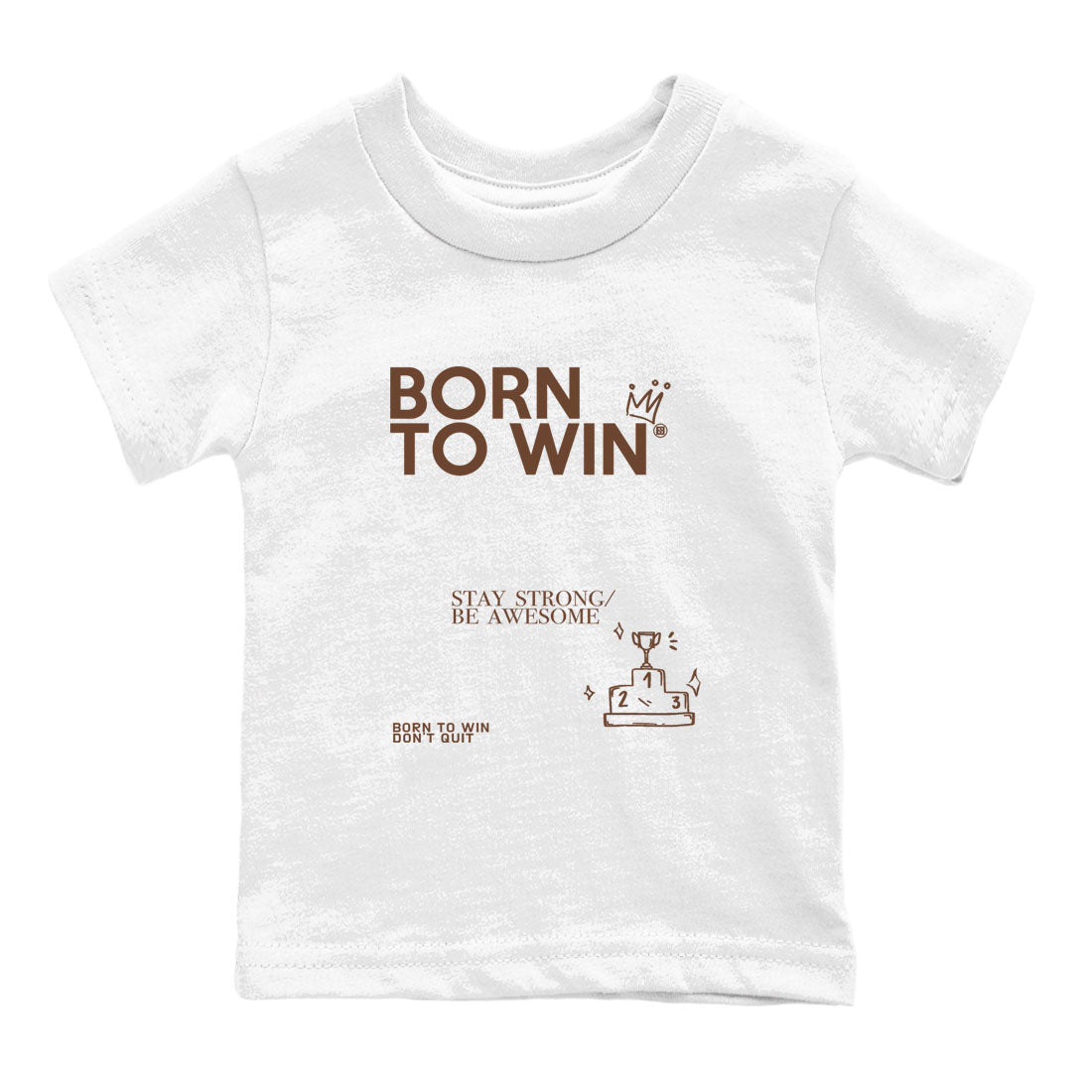 Yeezy Slide Flax shirts to match jordans Born To Win sneaker match tees Yeezy Slide Flax SNRT Sneaker Tees streetwear brand Baby and Youth White 2 cotton tee