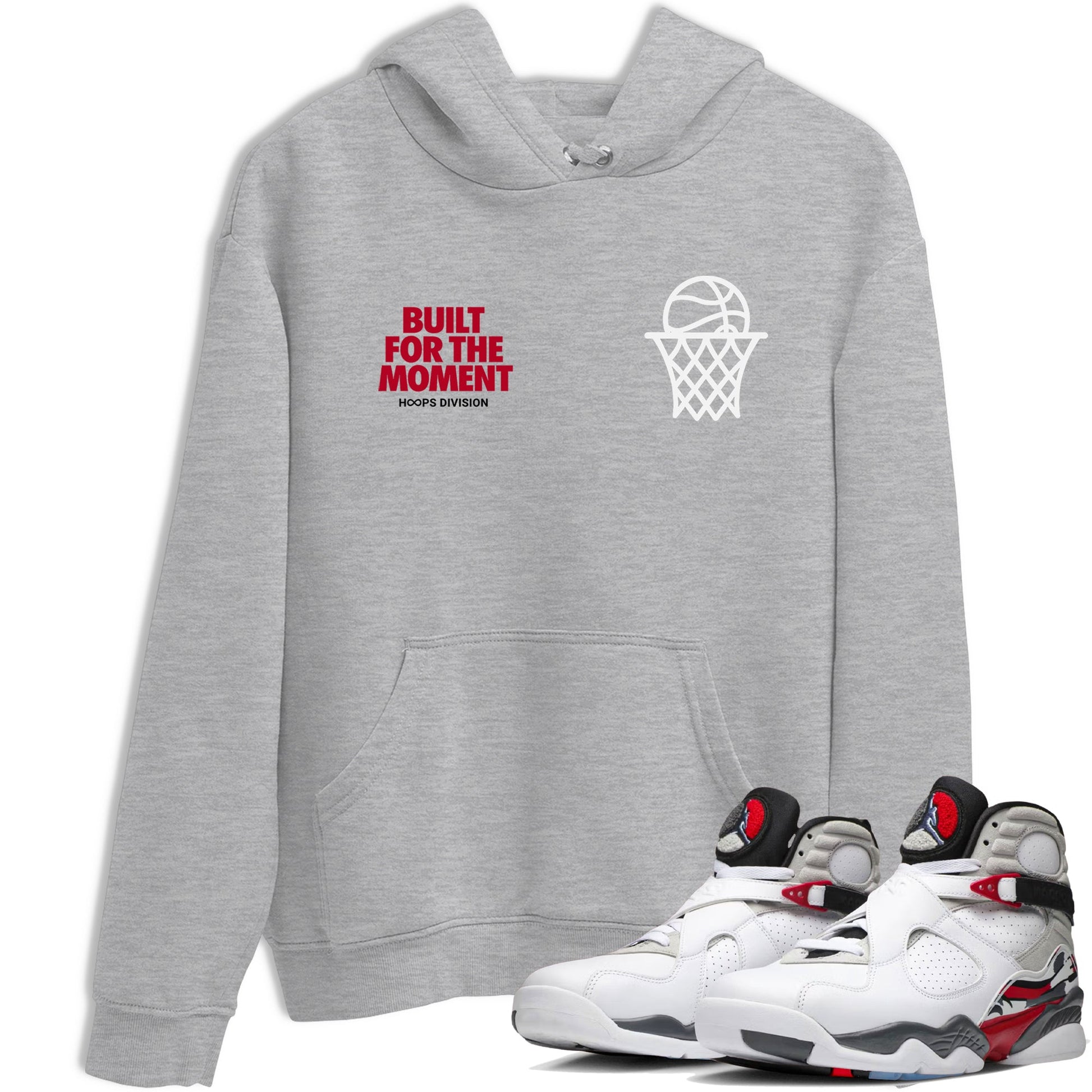 Sneaker Threads – Sneaker Tees To Match Air Jordan 8 Bunny – Built For The Moment Graphic Tee Heather Grey 1. Perfect for Jordan releases 2025 colorways.