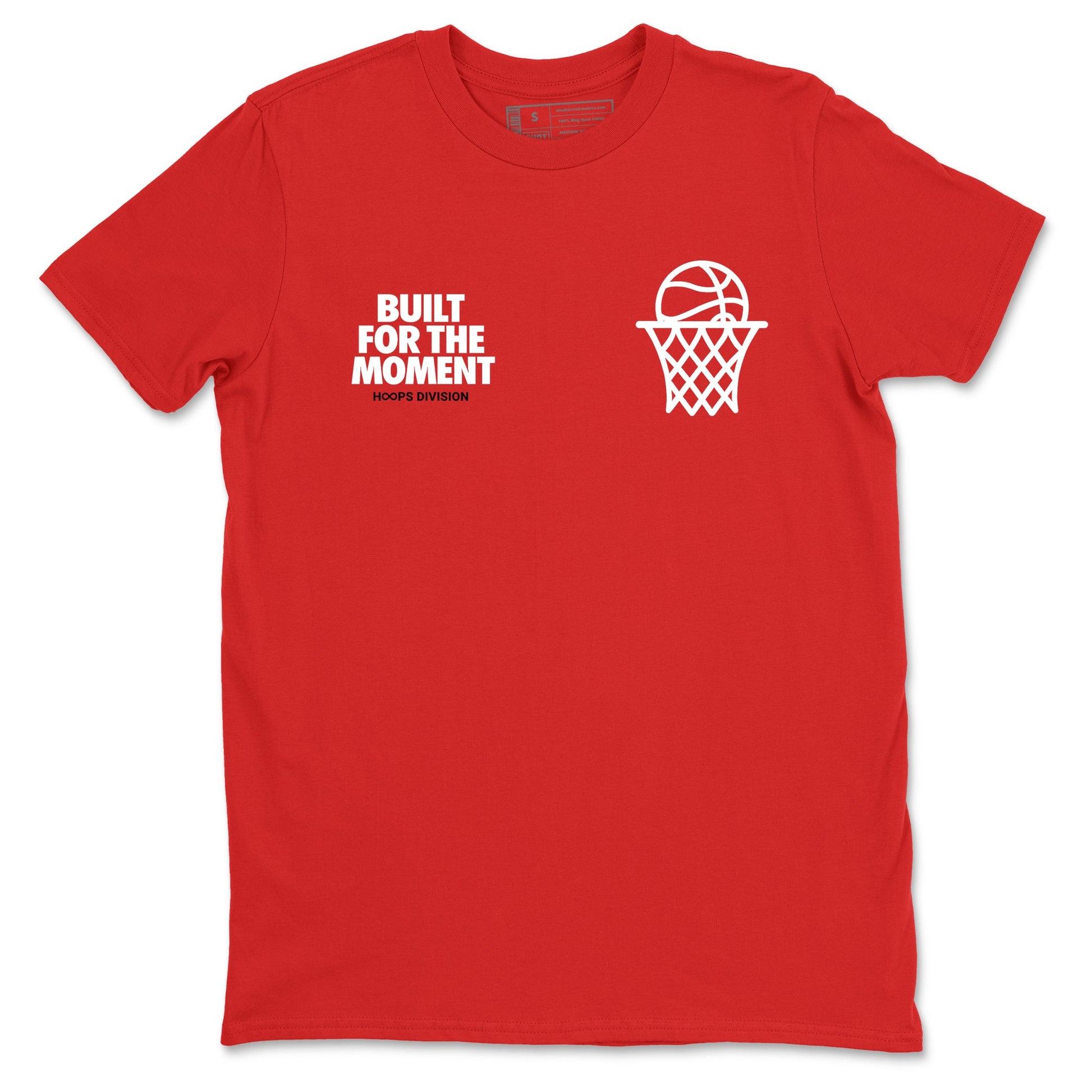 Sneaker Threads – Sneaker Tees To Match Air Jordan 8 Bunny – Built For The Moment Graphic Tee Red 2. Perfect for Jordan releases 2025 colorways.